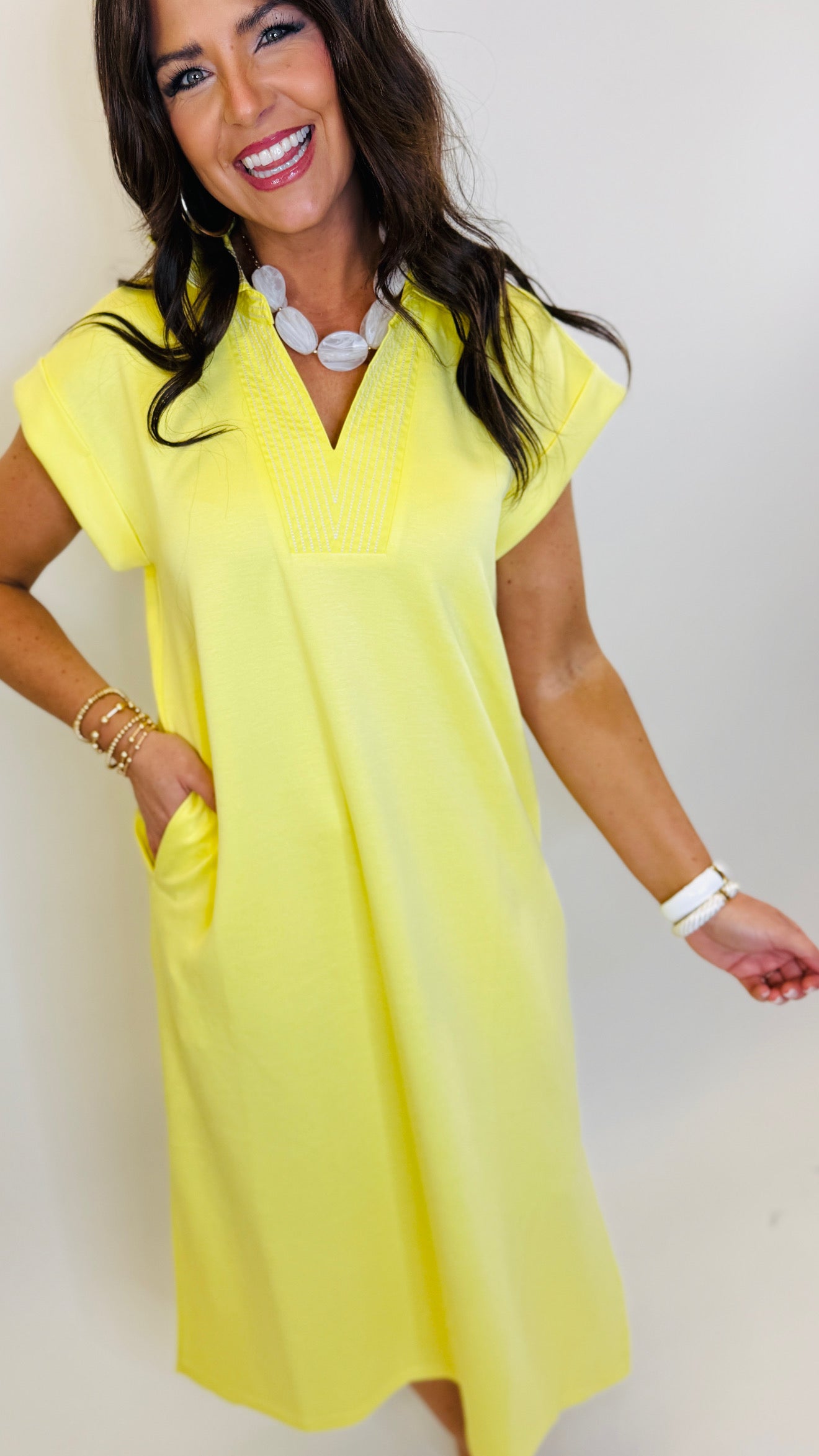 Amelia Maxi- Yellow