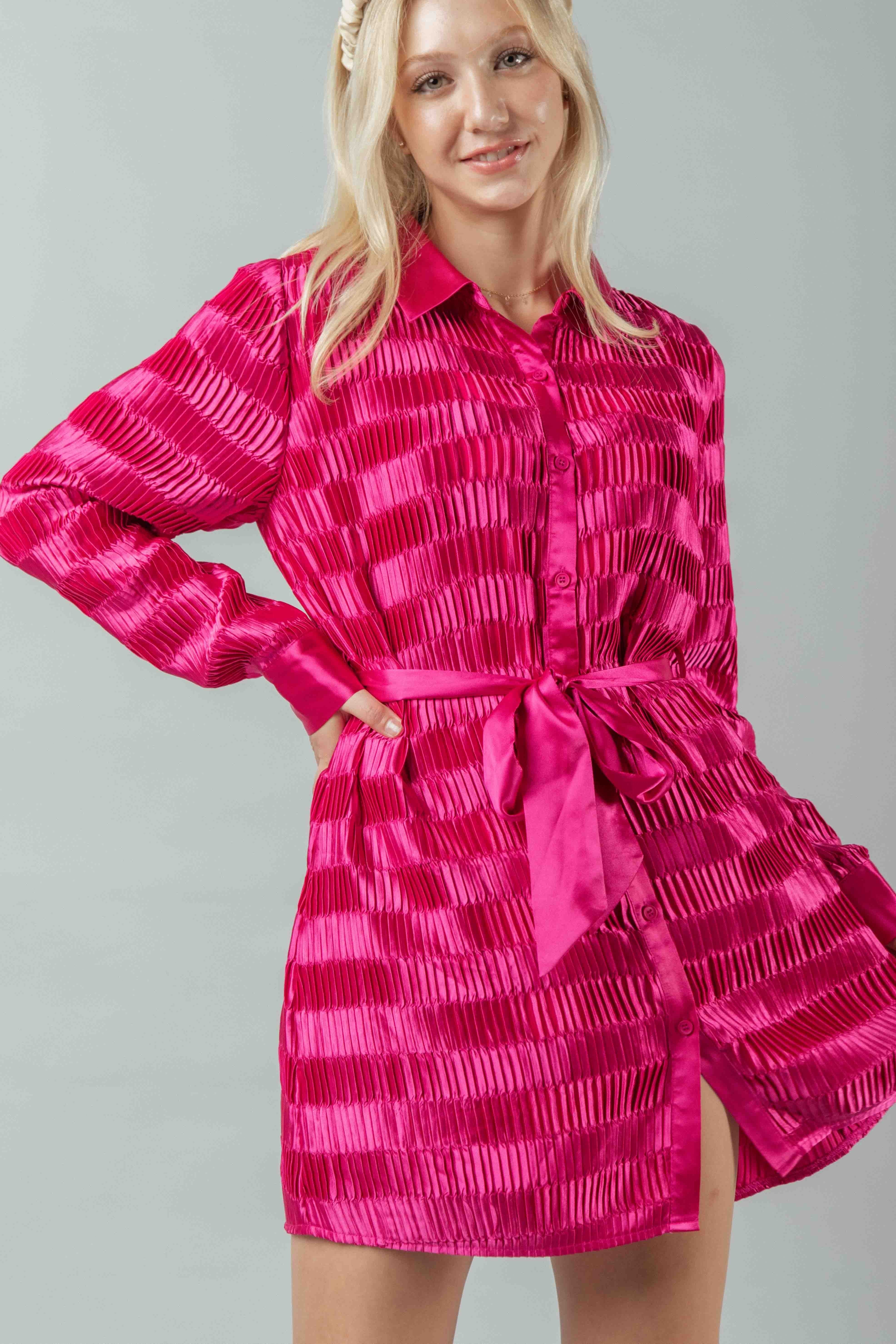 Rosie Dress - Hot Pink | SHOP THE MERC