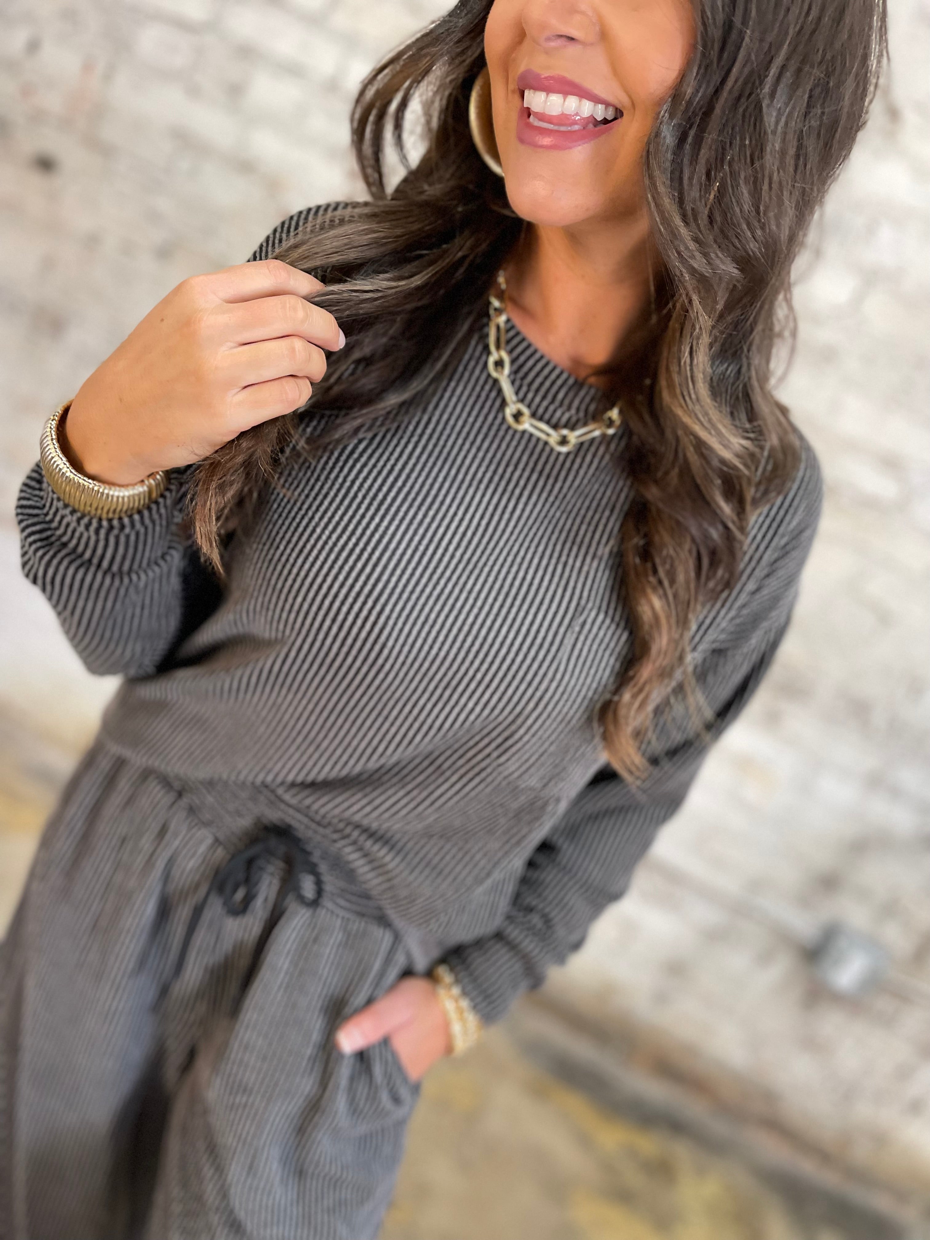 Kailey Set-Long Sleeve Top