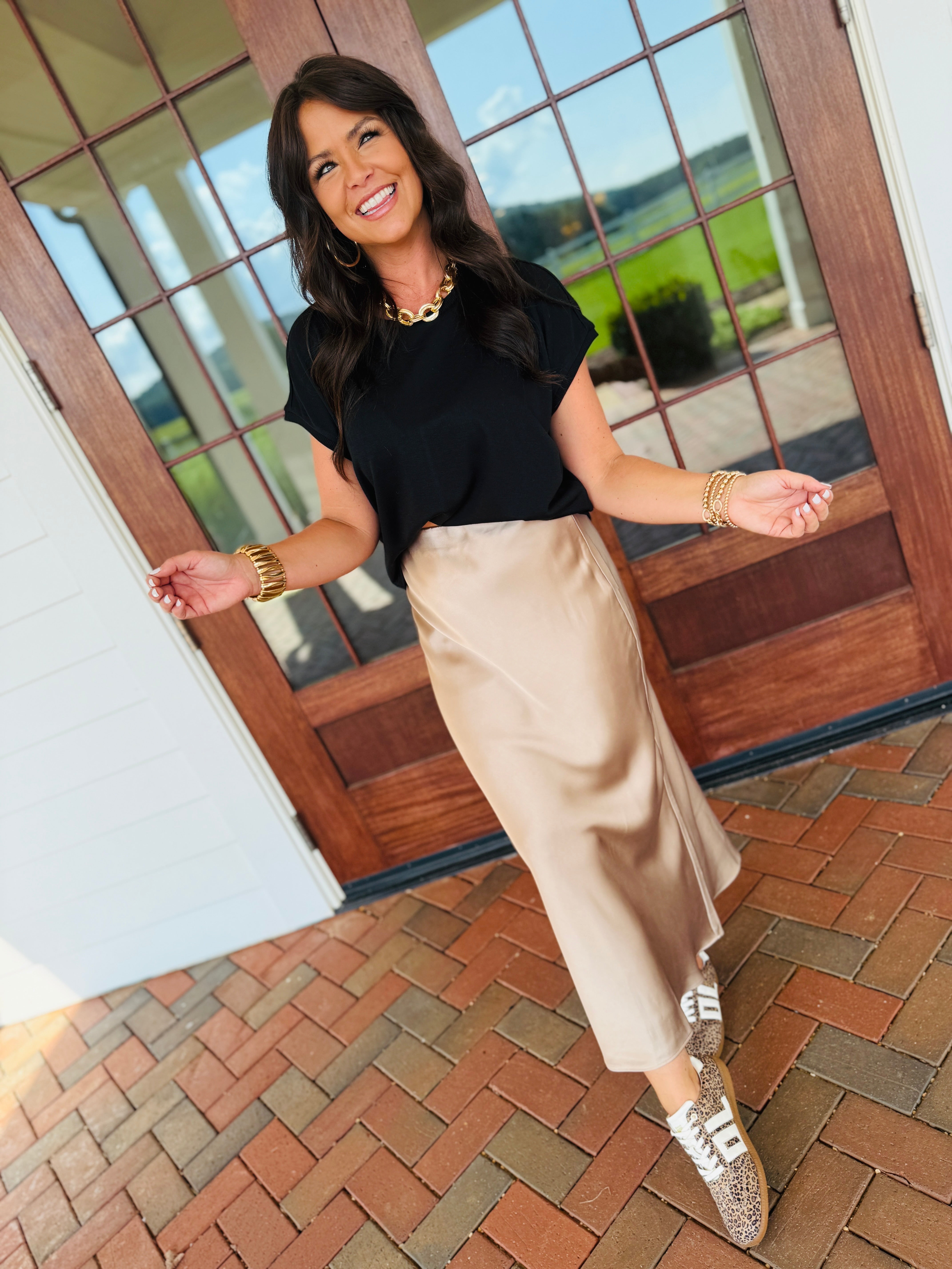 Esme Satin Skirt