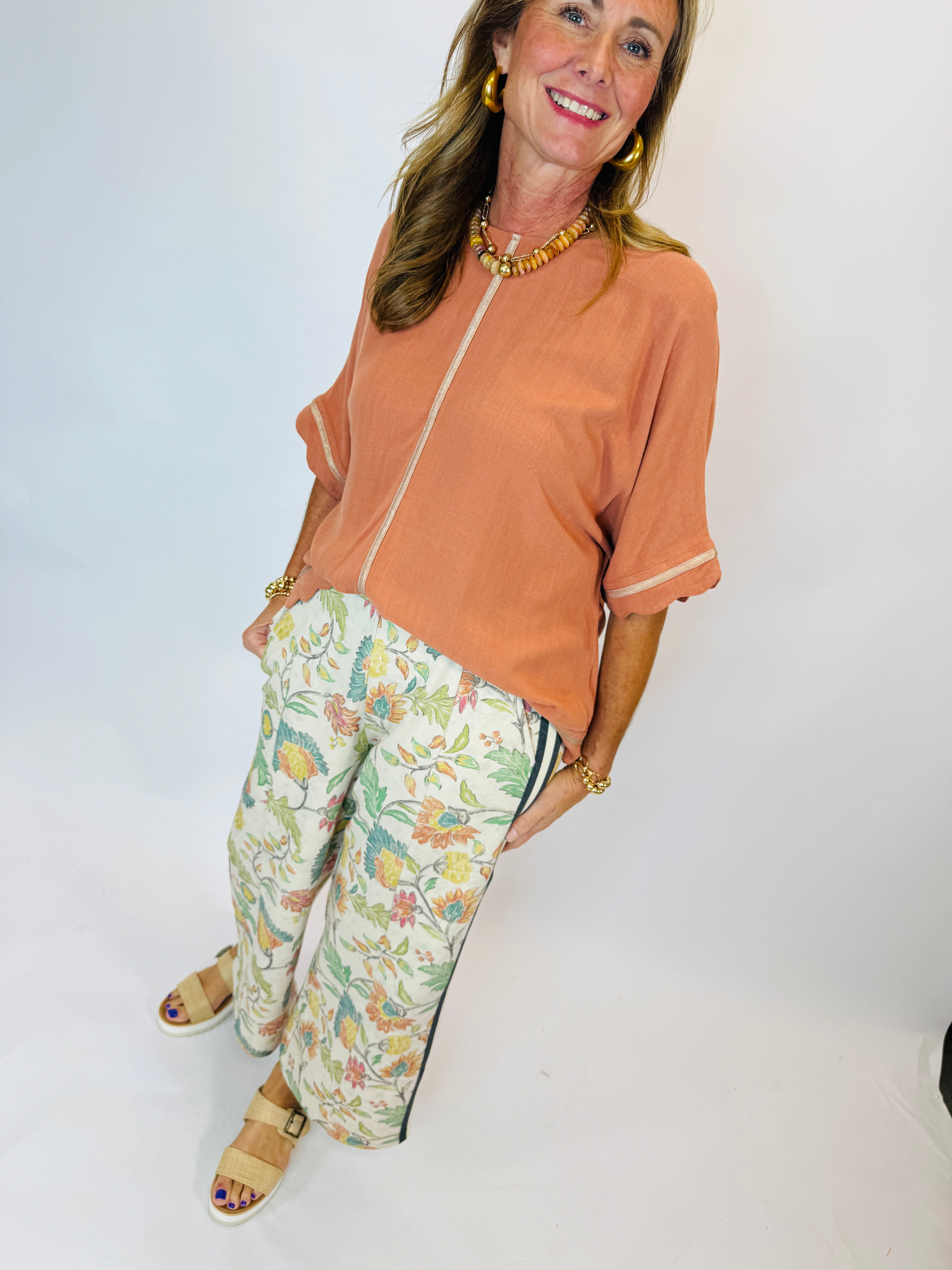Claire Linen Top