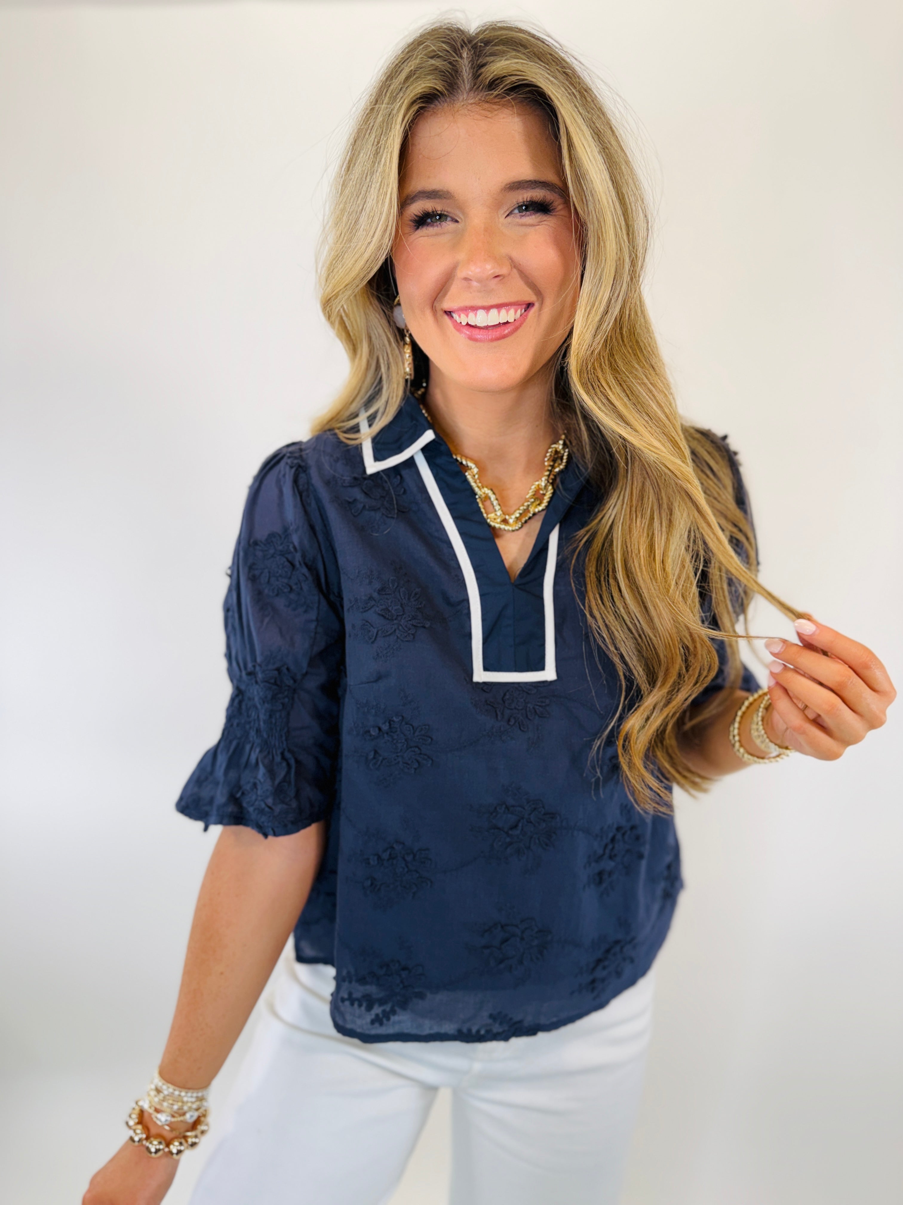Taylor Collared Blouse