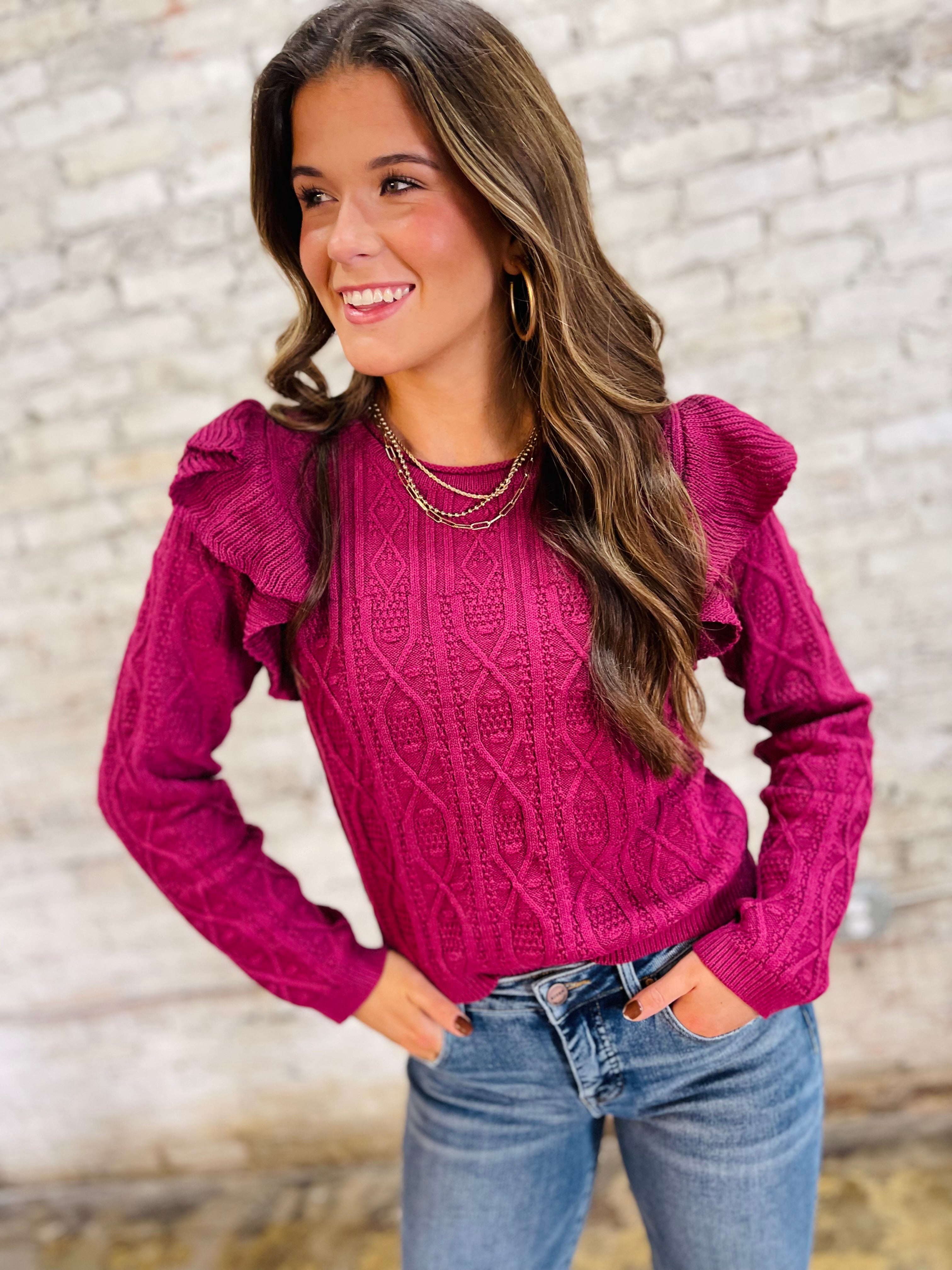 Claire Sweater Top