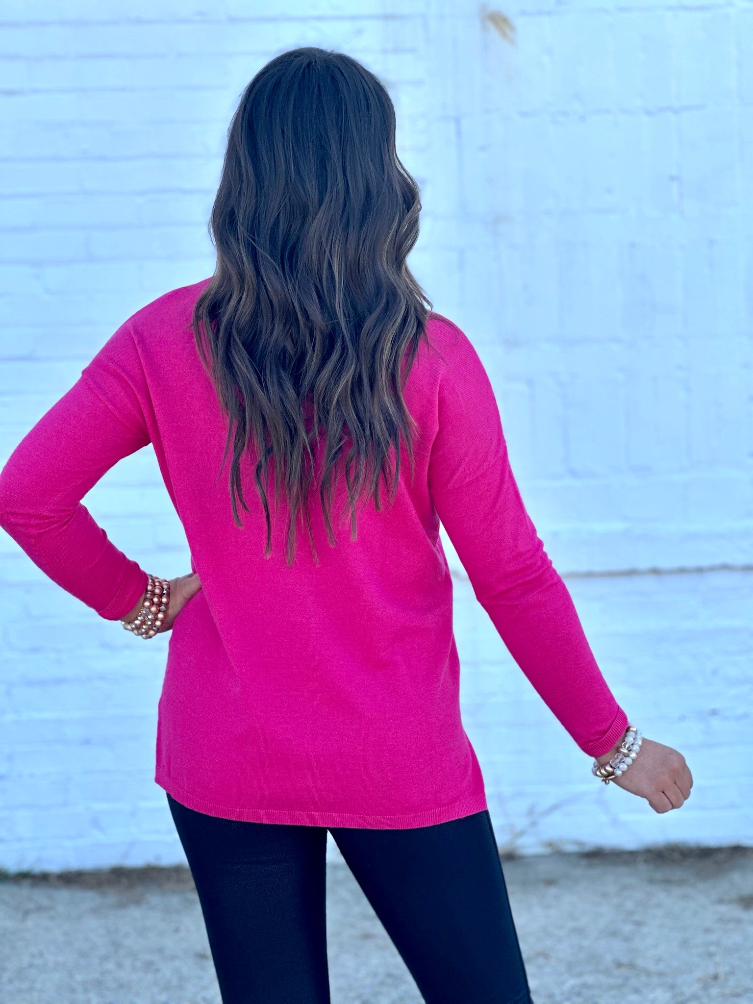 Kala Sweater - Hot Pink