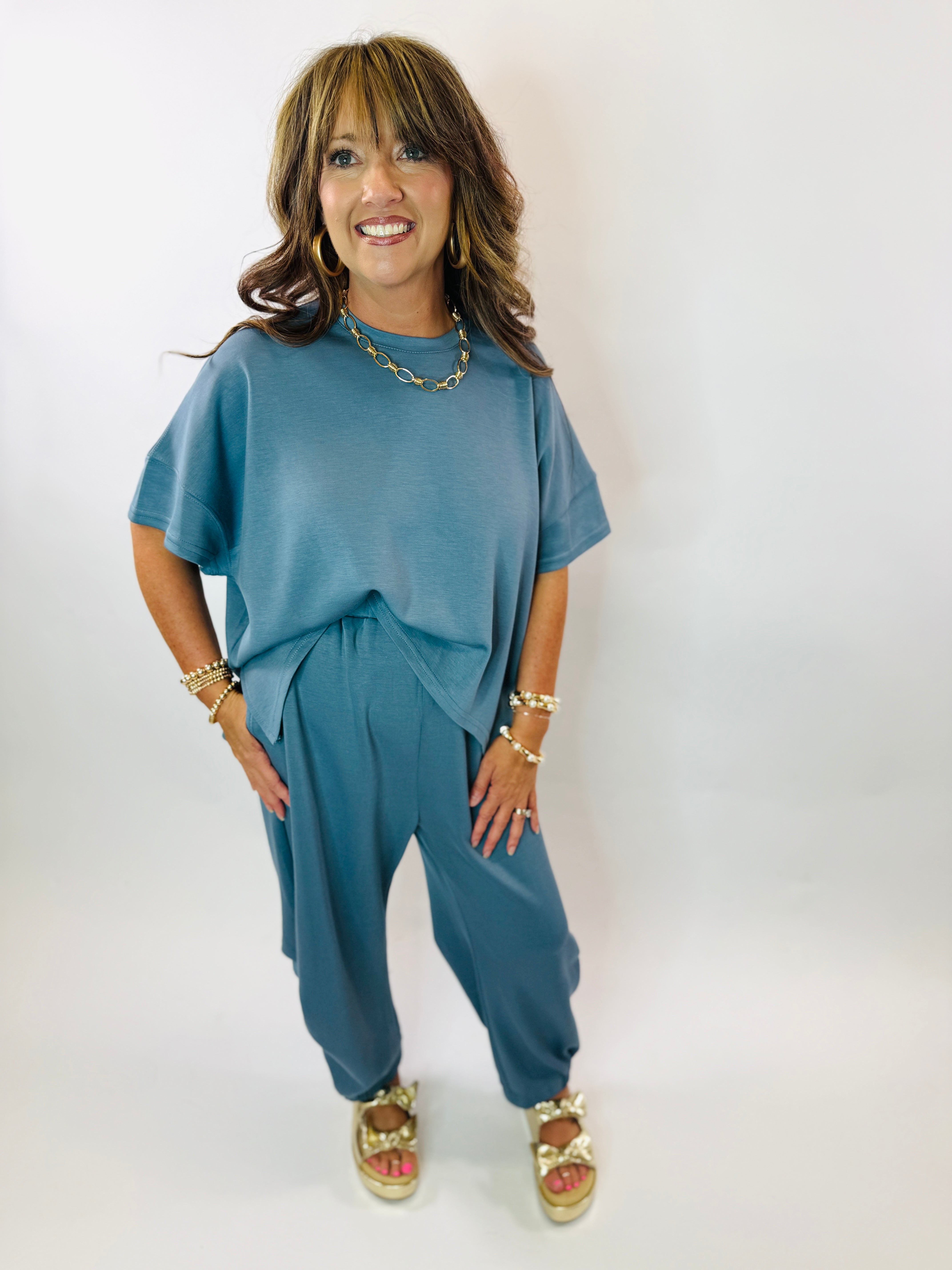 Michelle Set- Washed Blue