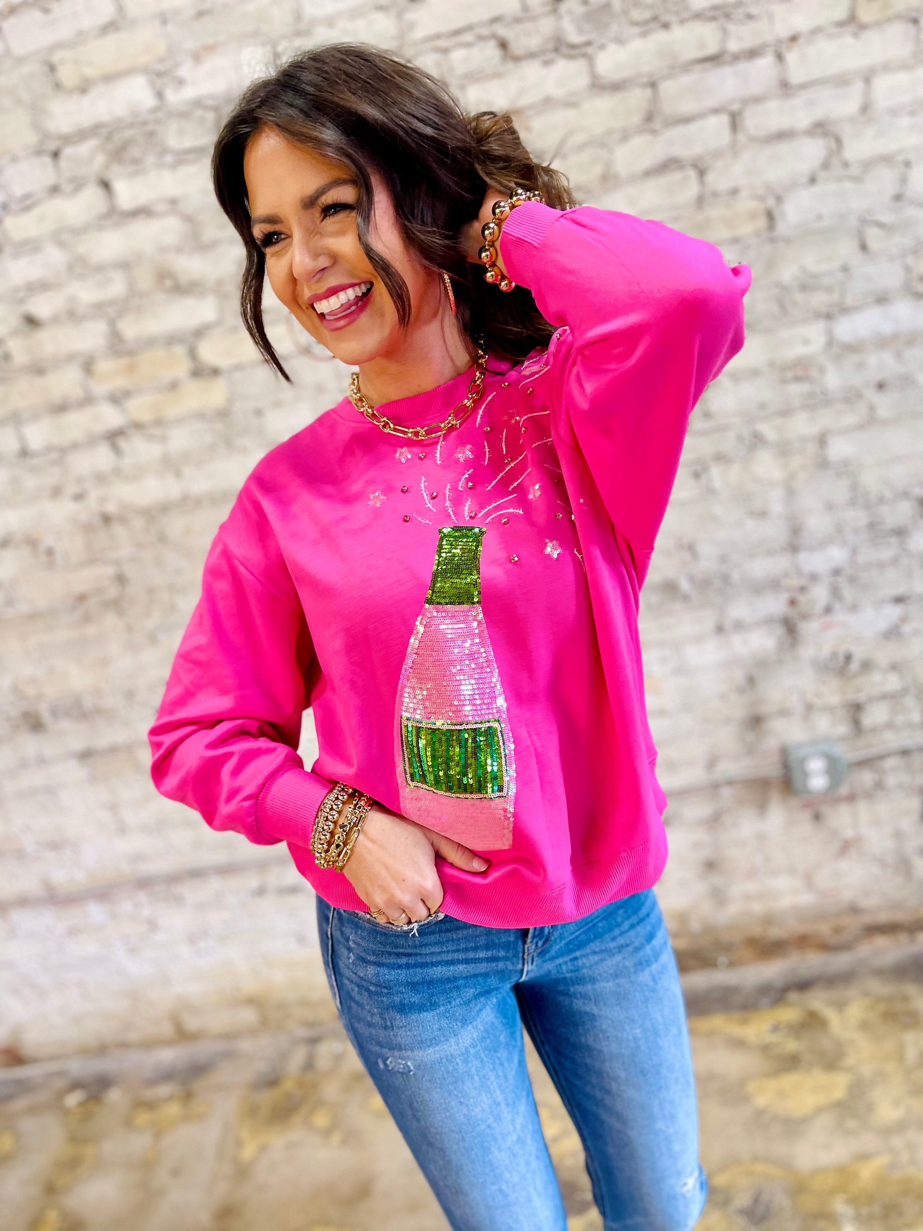 Champagne sweatshirt