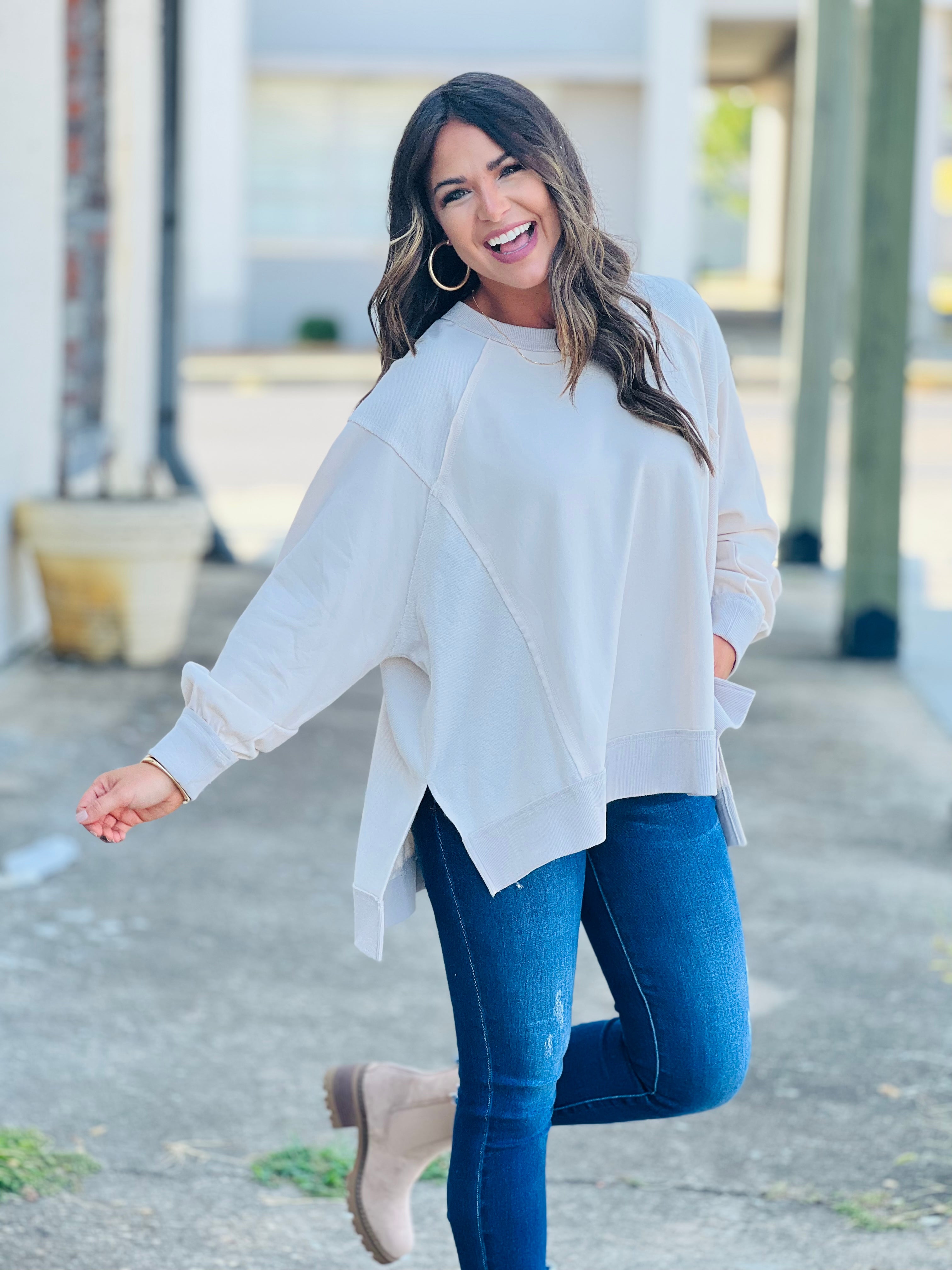 Rory Sweatshirt - Cream