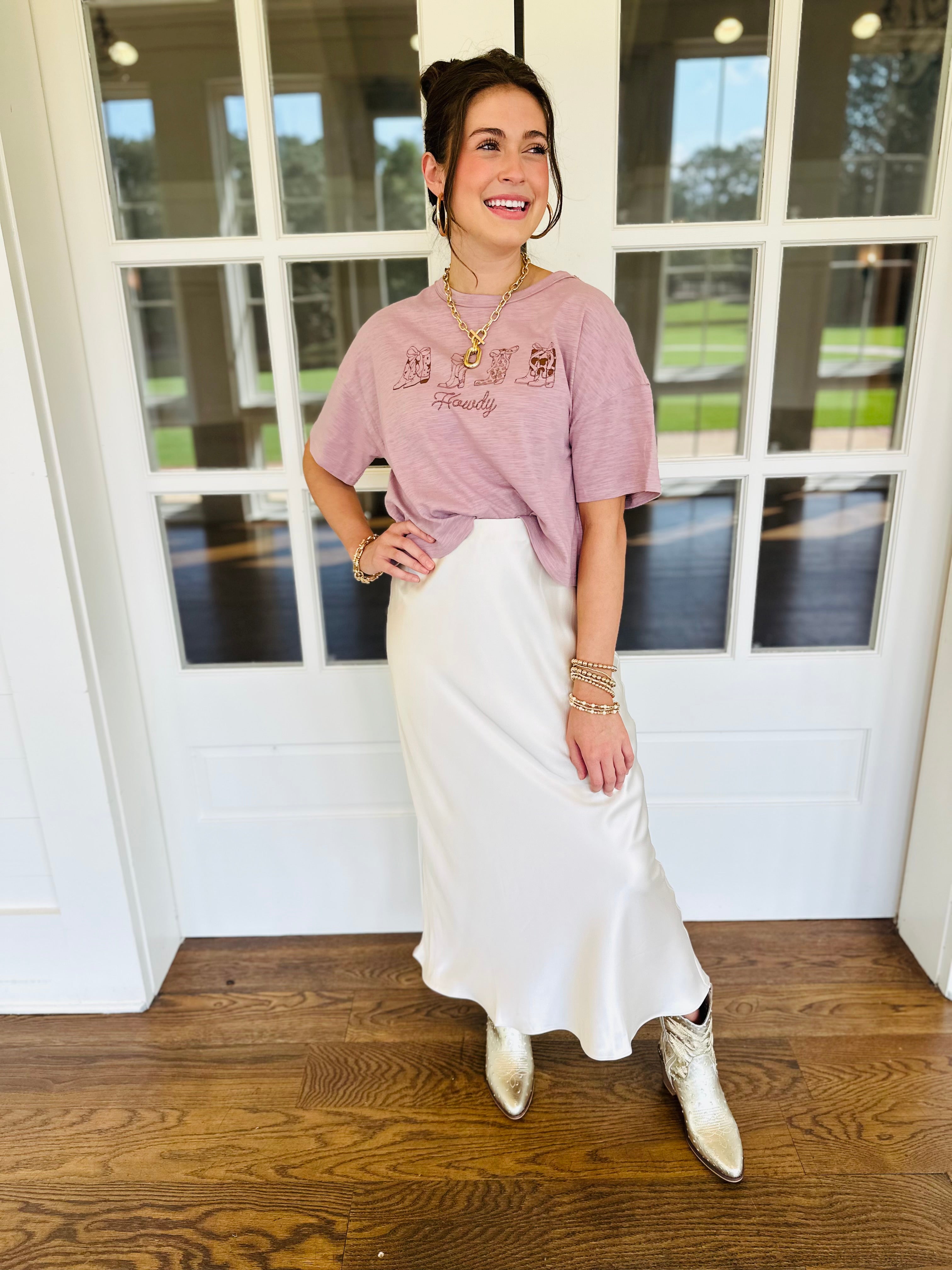 Esme Satin Skirt