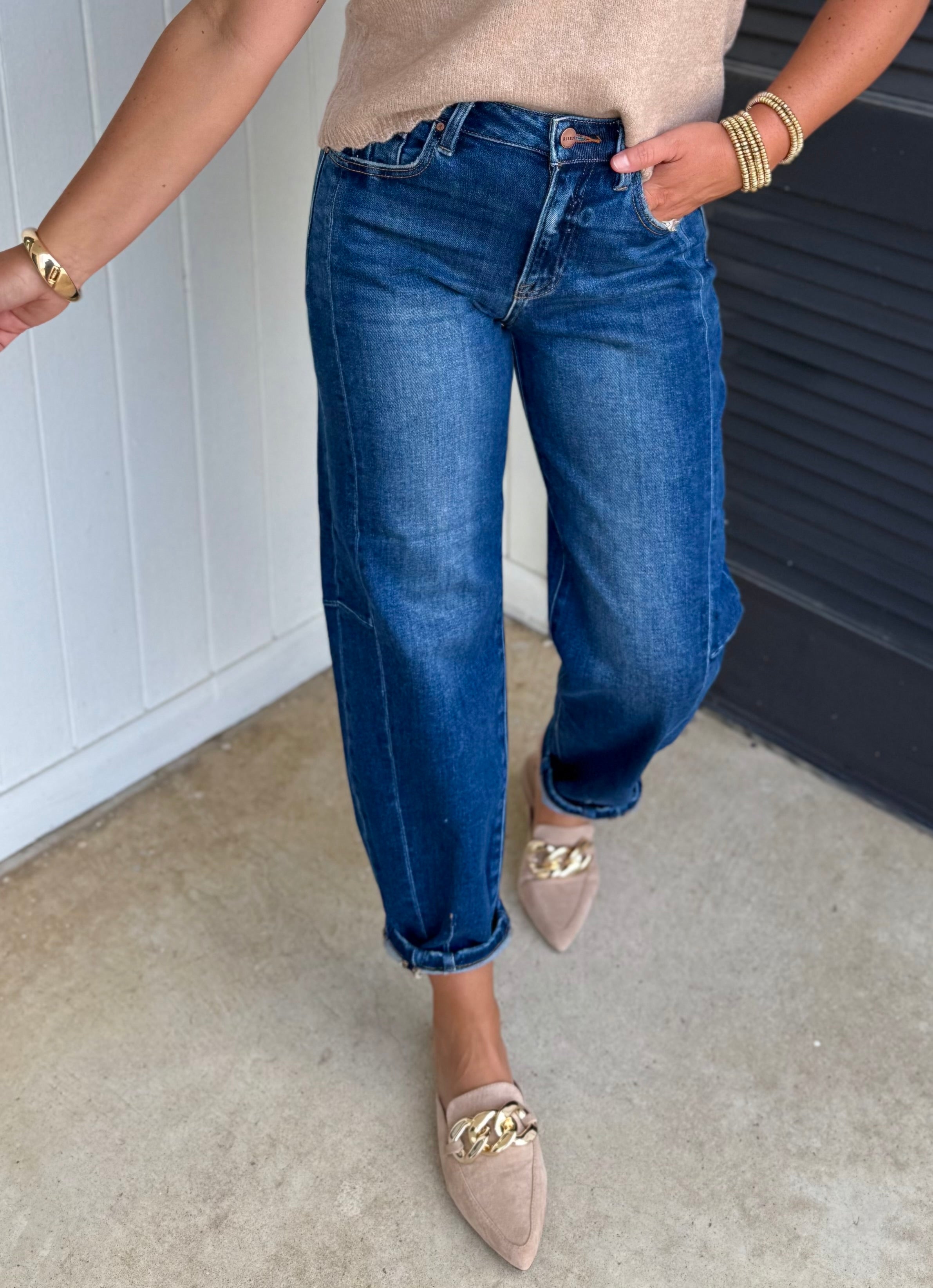 Lauren Barrel Denim