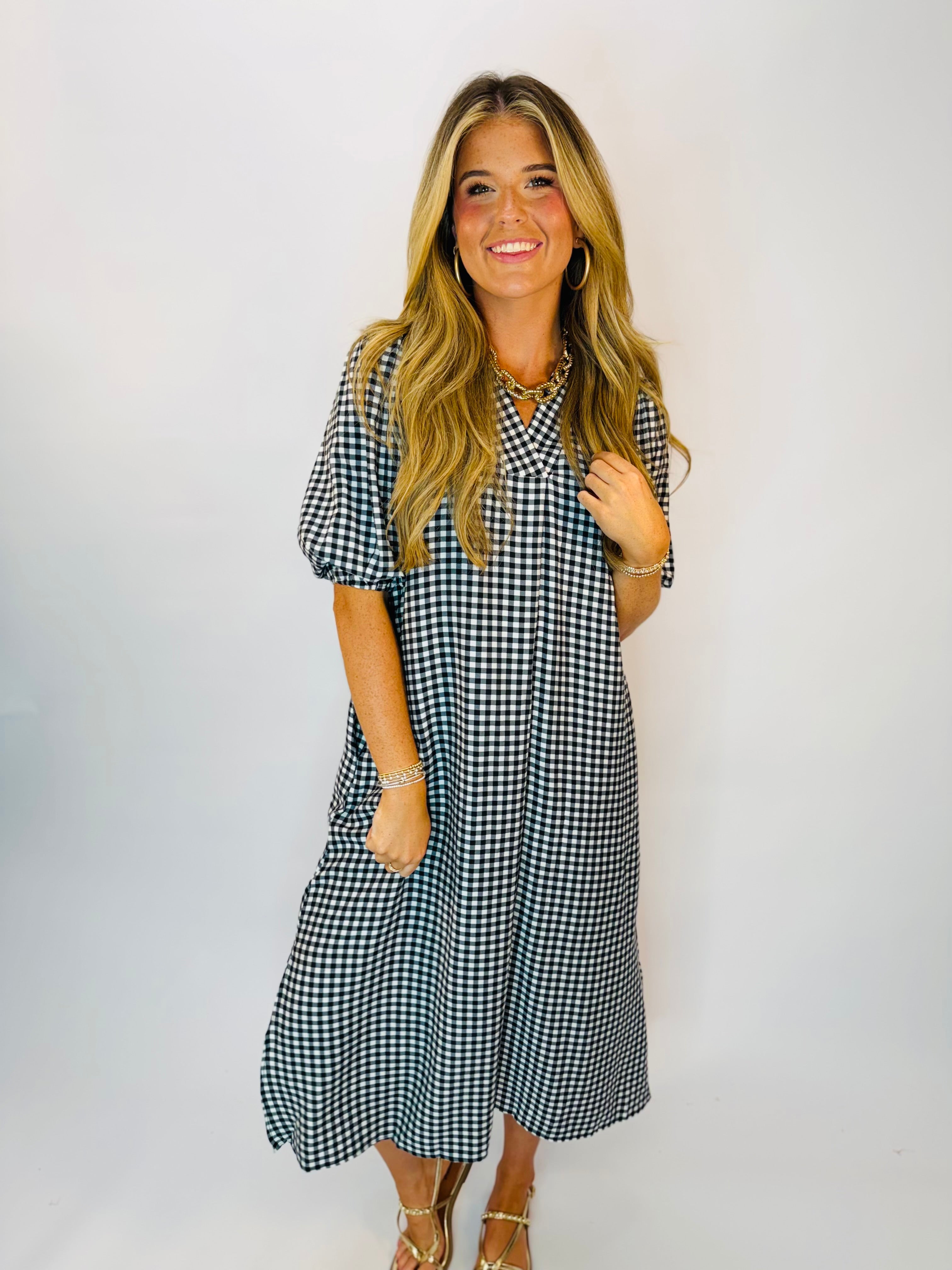 Maxie Gingham Dress