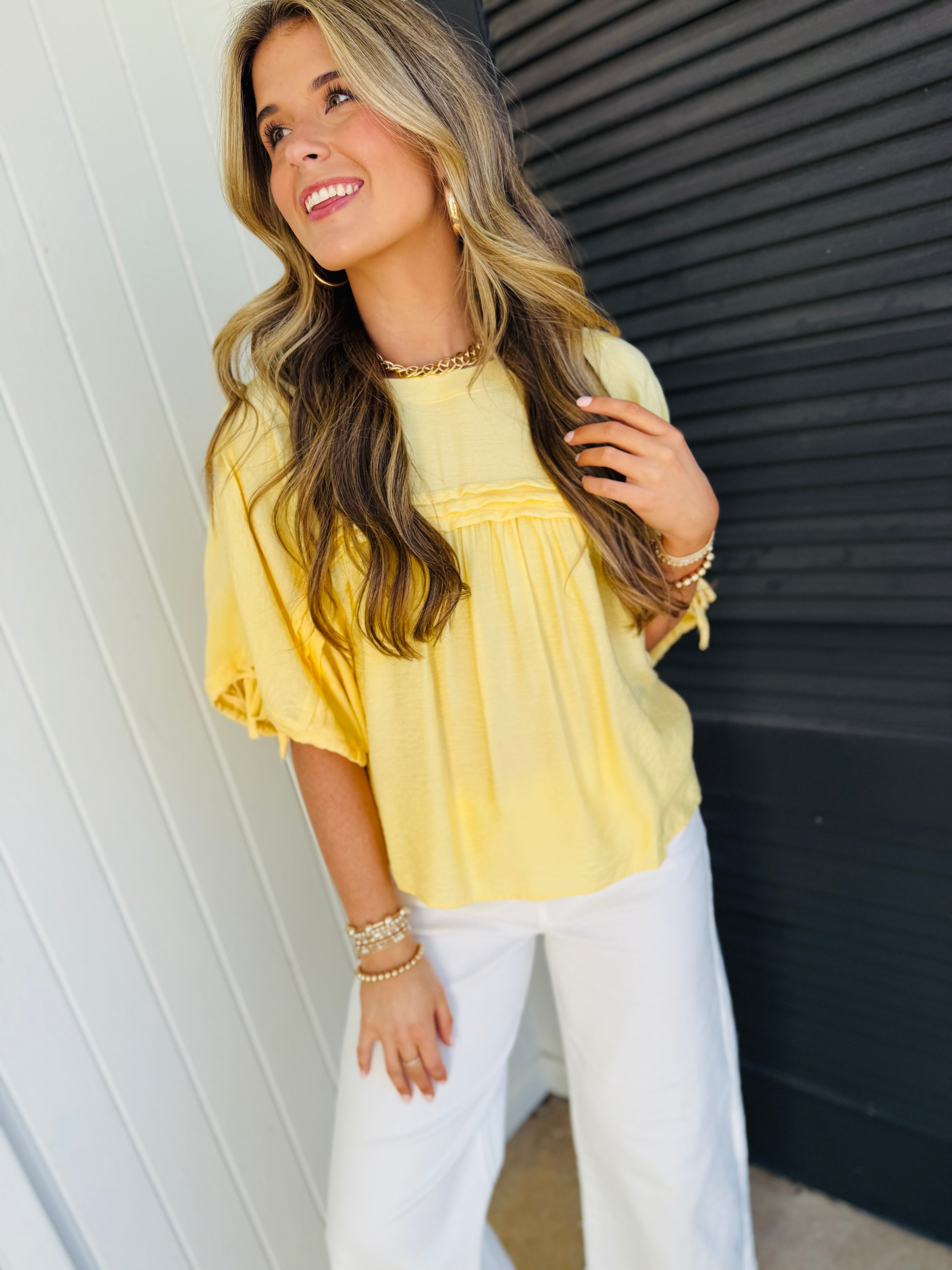 Khloe Sunday Textured Top