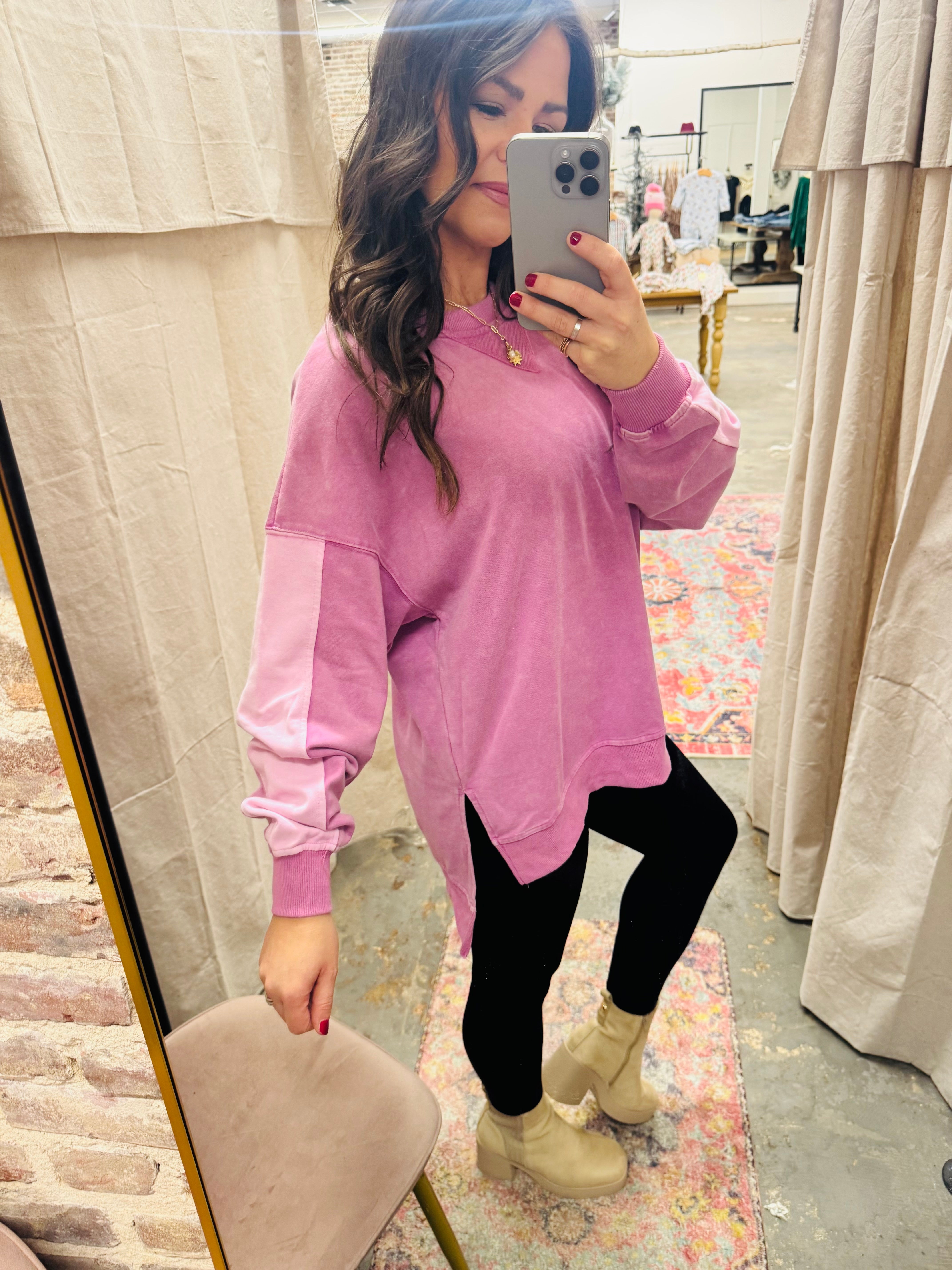 Brooke oversized tunic top