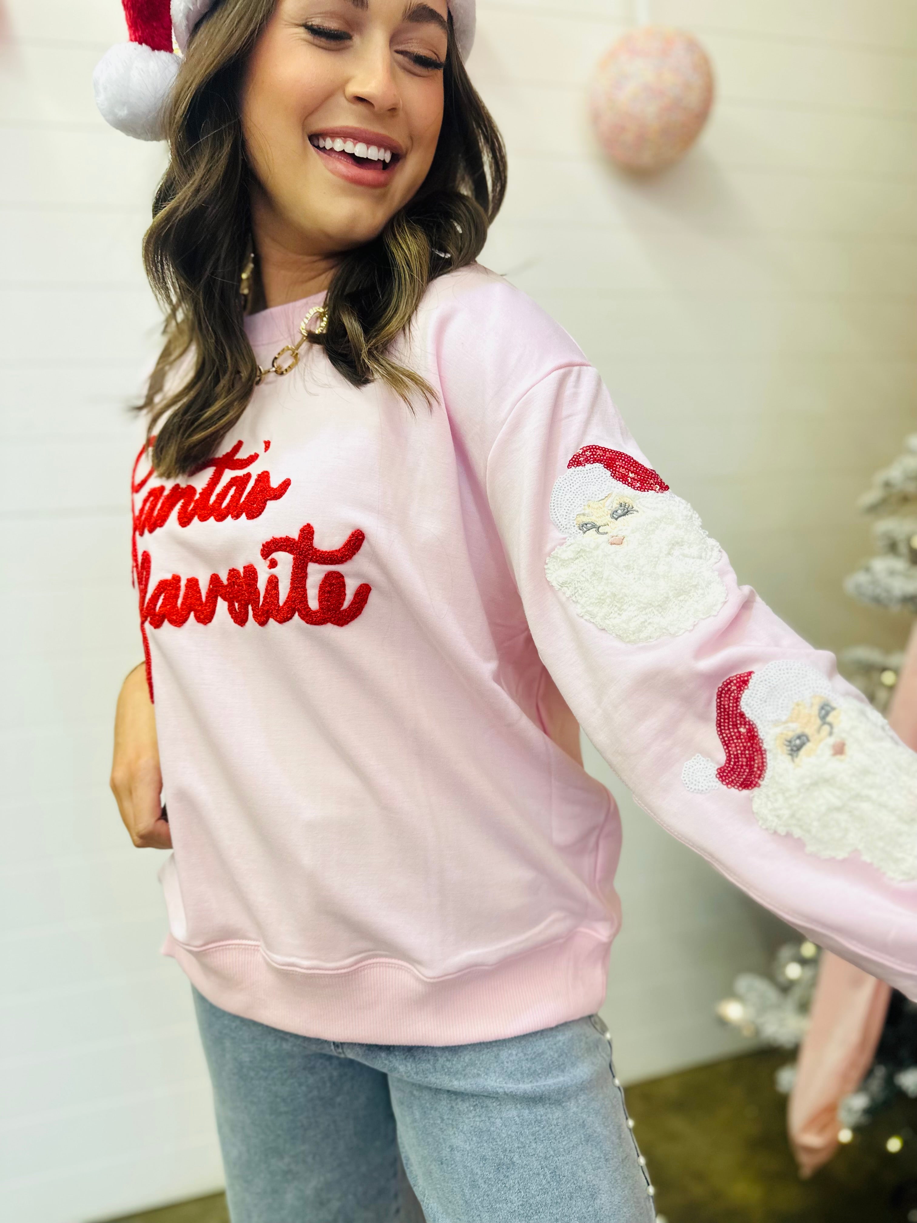 Sweatshirt Sarah Santa's Favorite