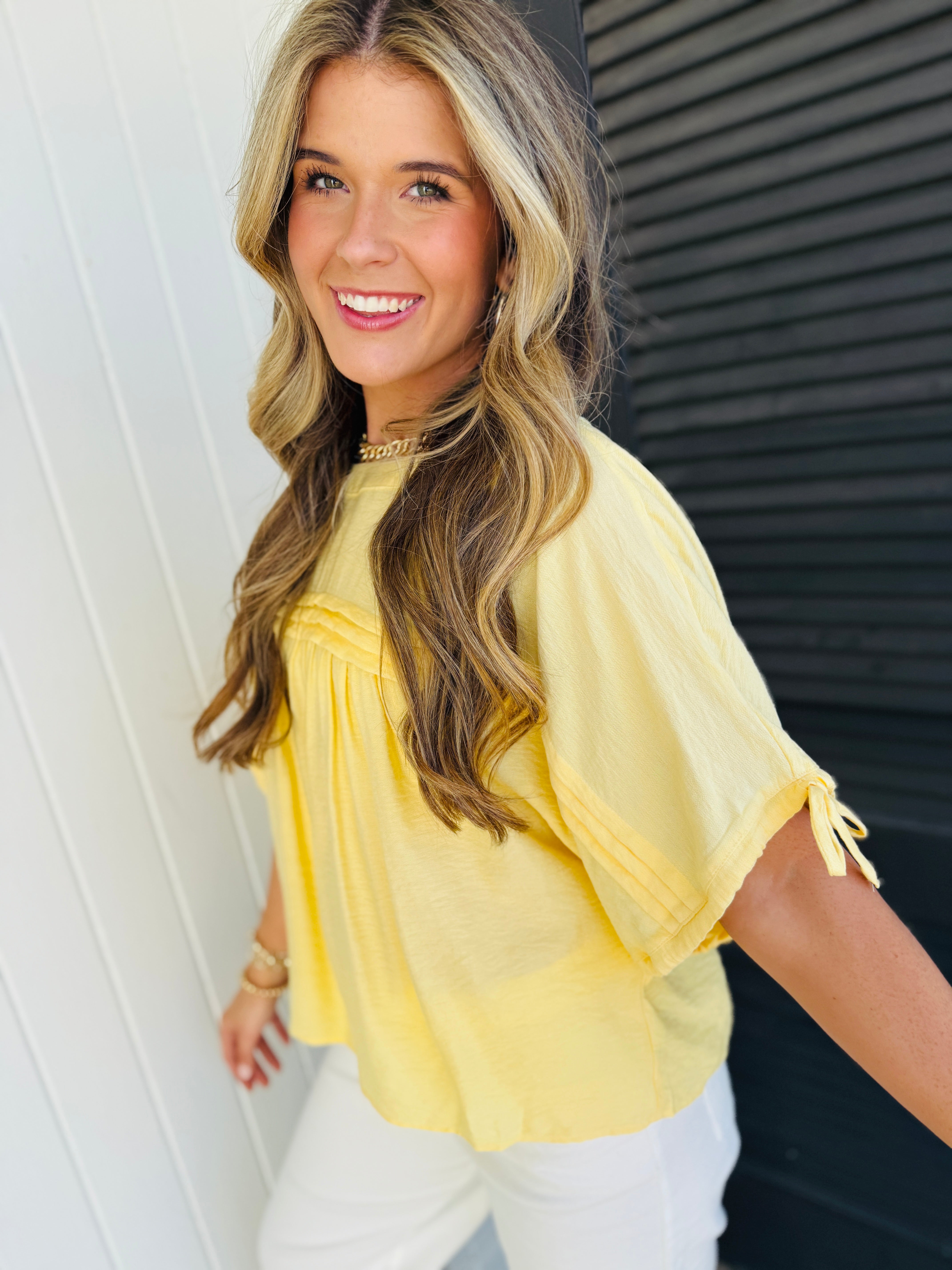 Khloe Sunday Textured Top