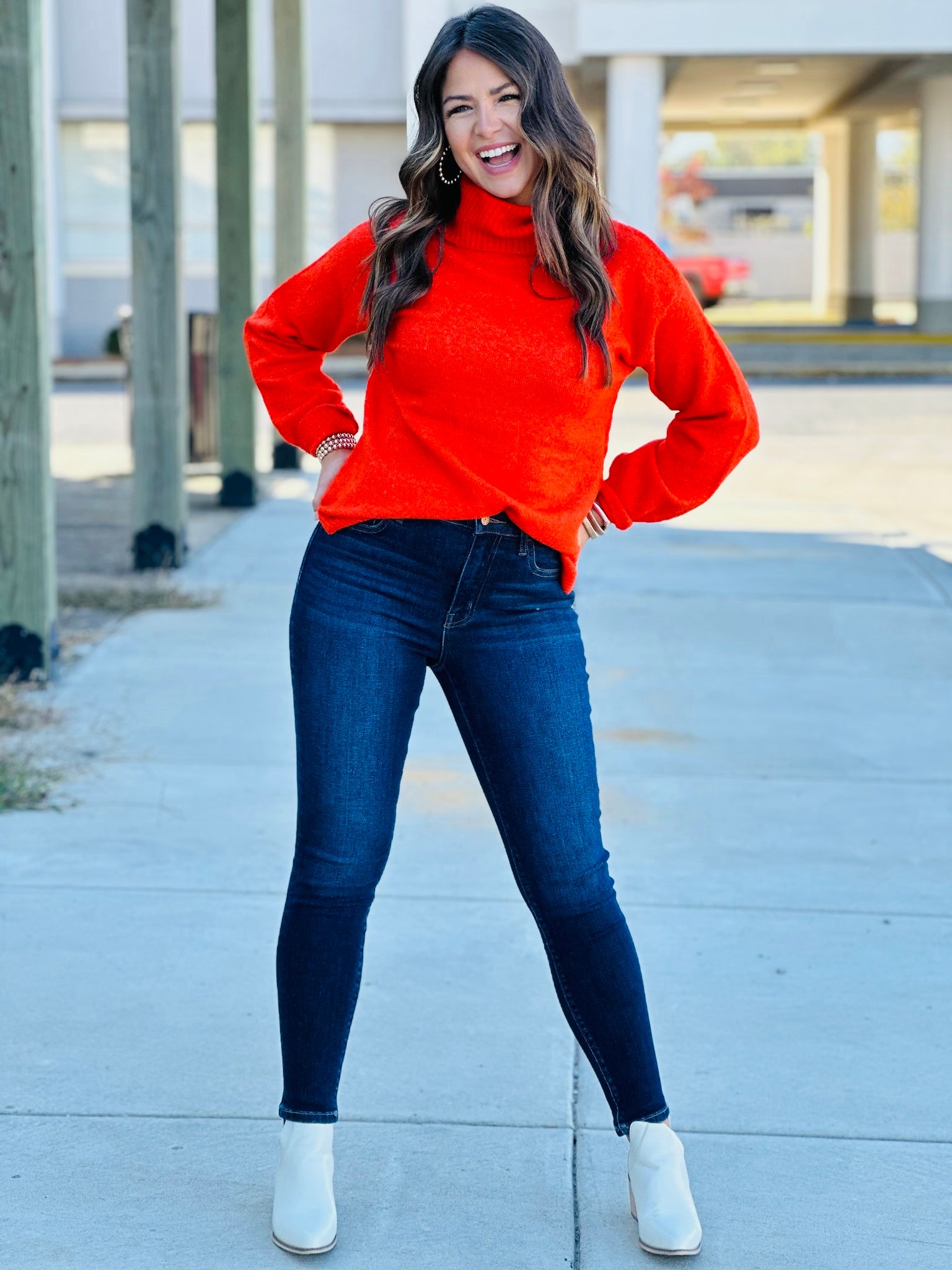 Terra Sweater - Orange - FINAL SALE