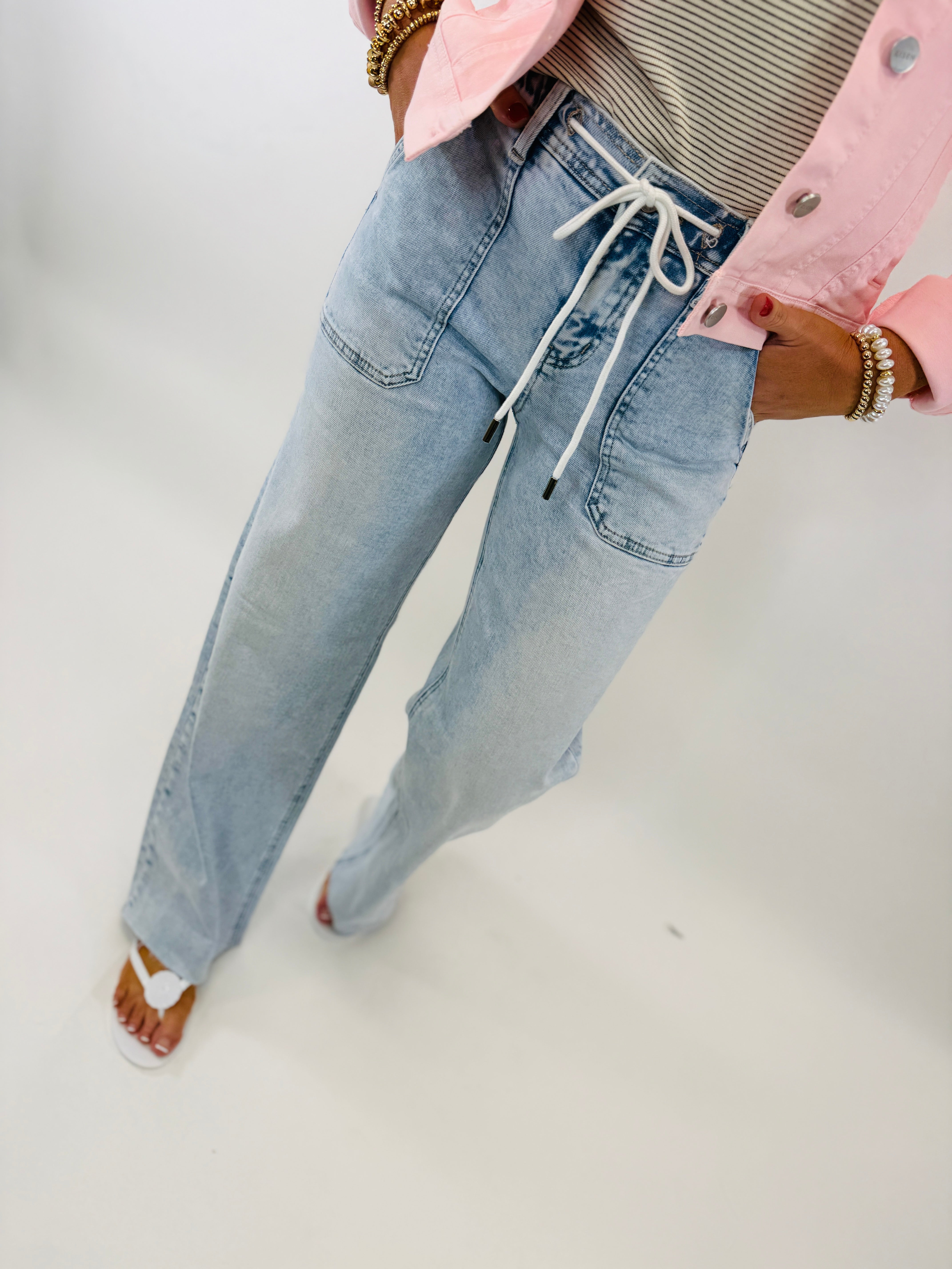 Liv light wash denim