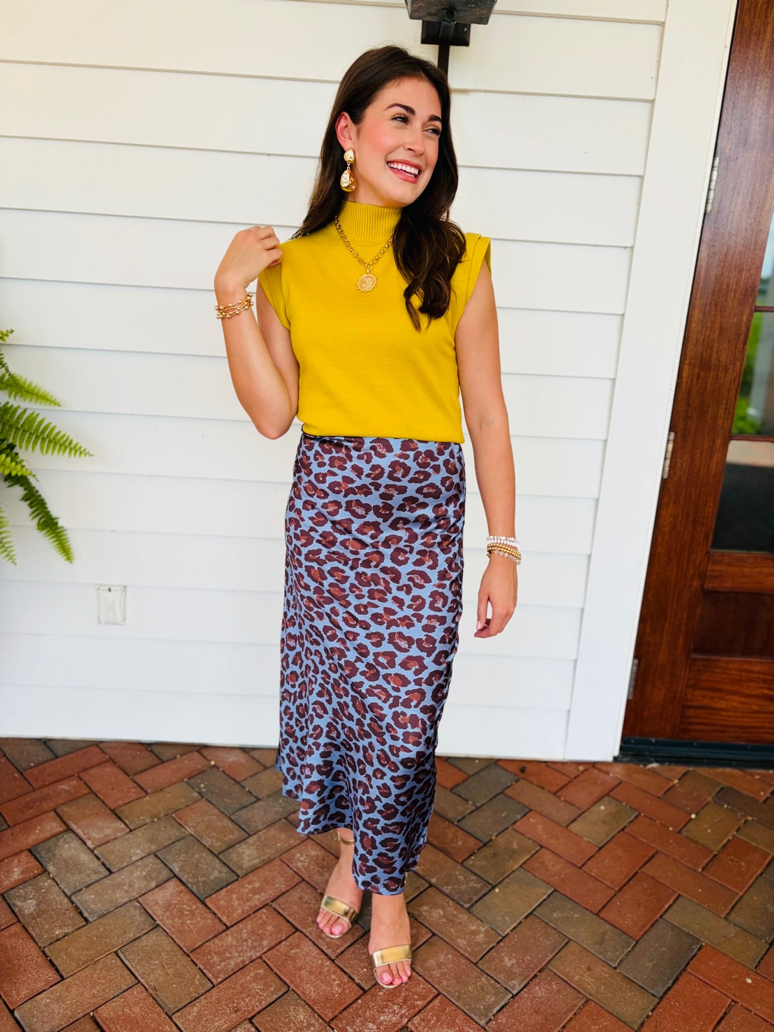 Olivia Silk Skirt