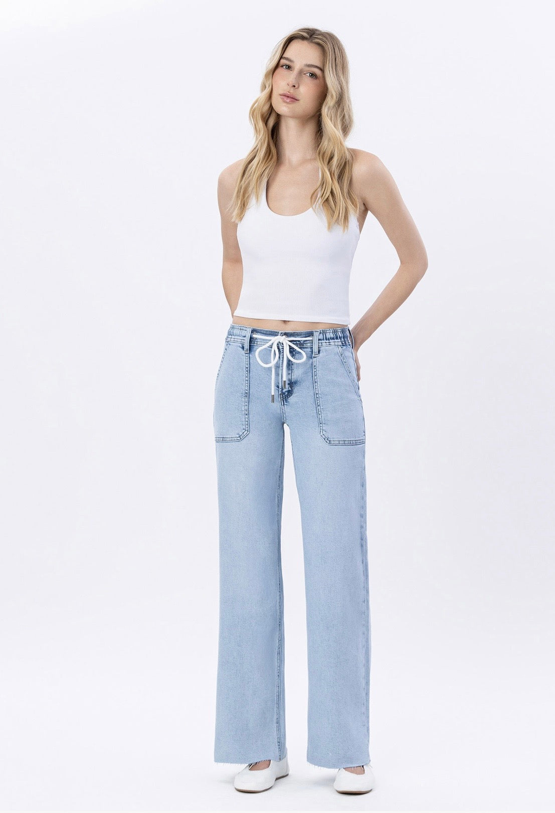 Liv light wash denim