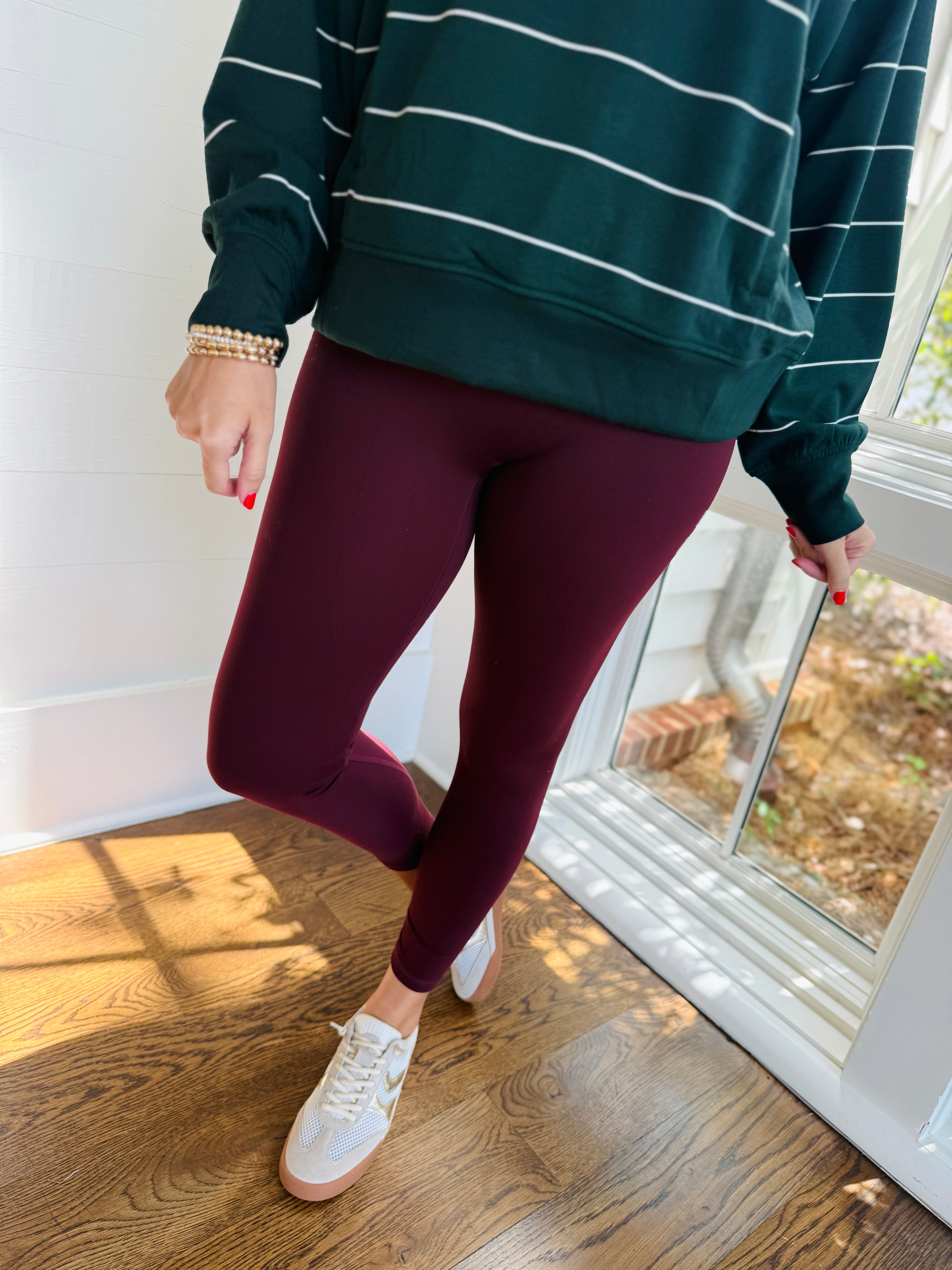 Alani Legging -DK CHERRY