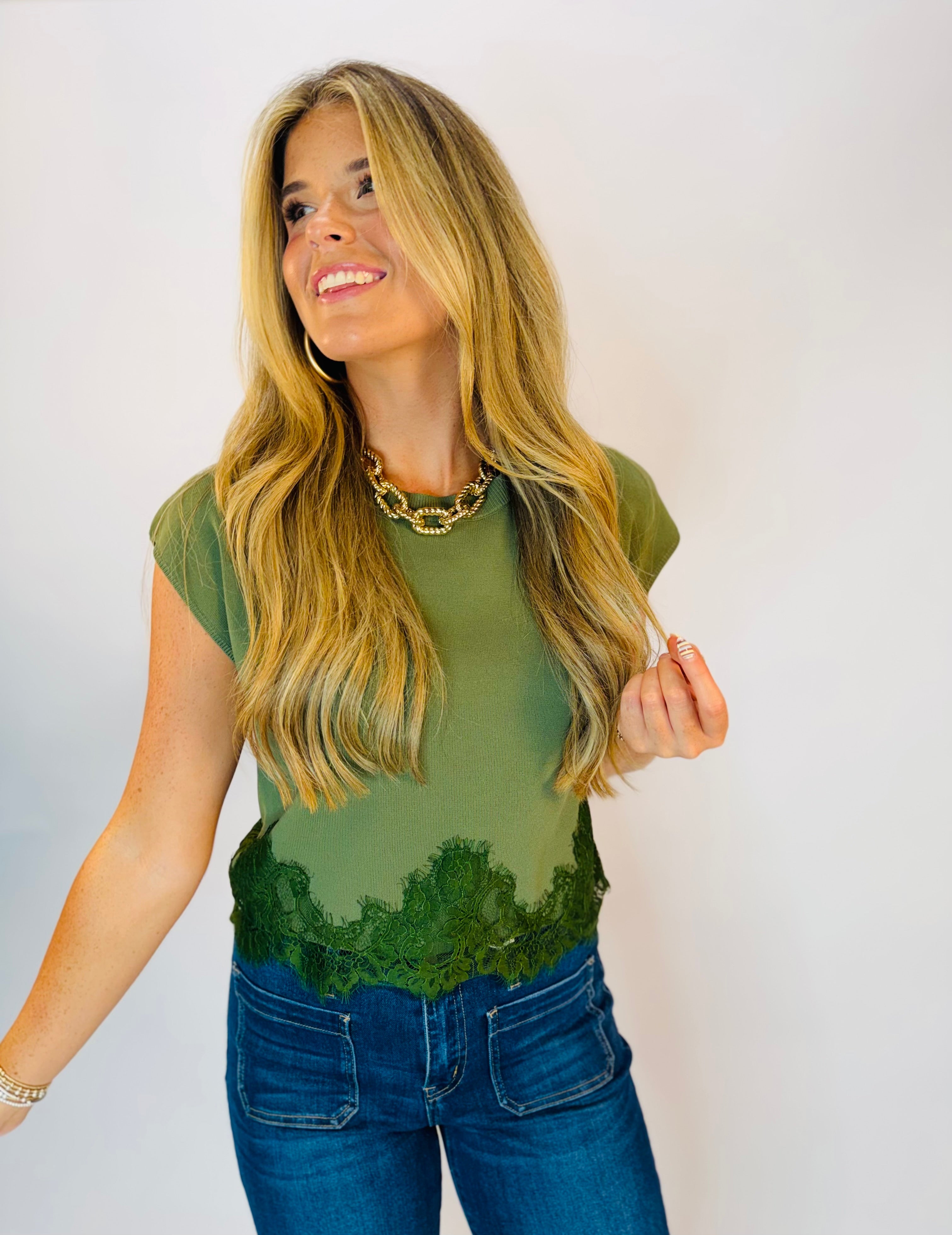 Tori Top- Olive