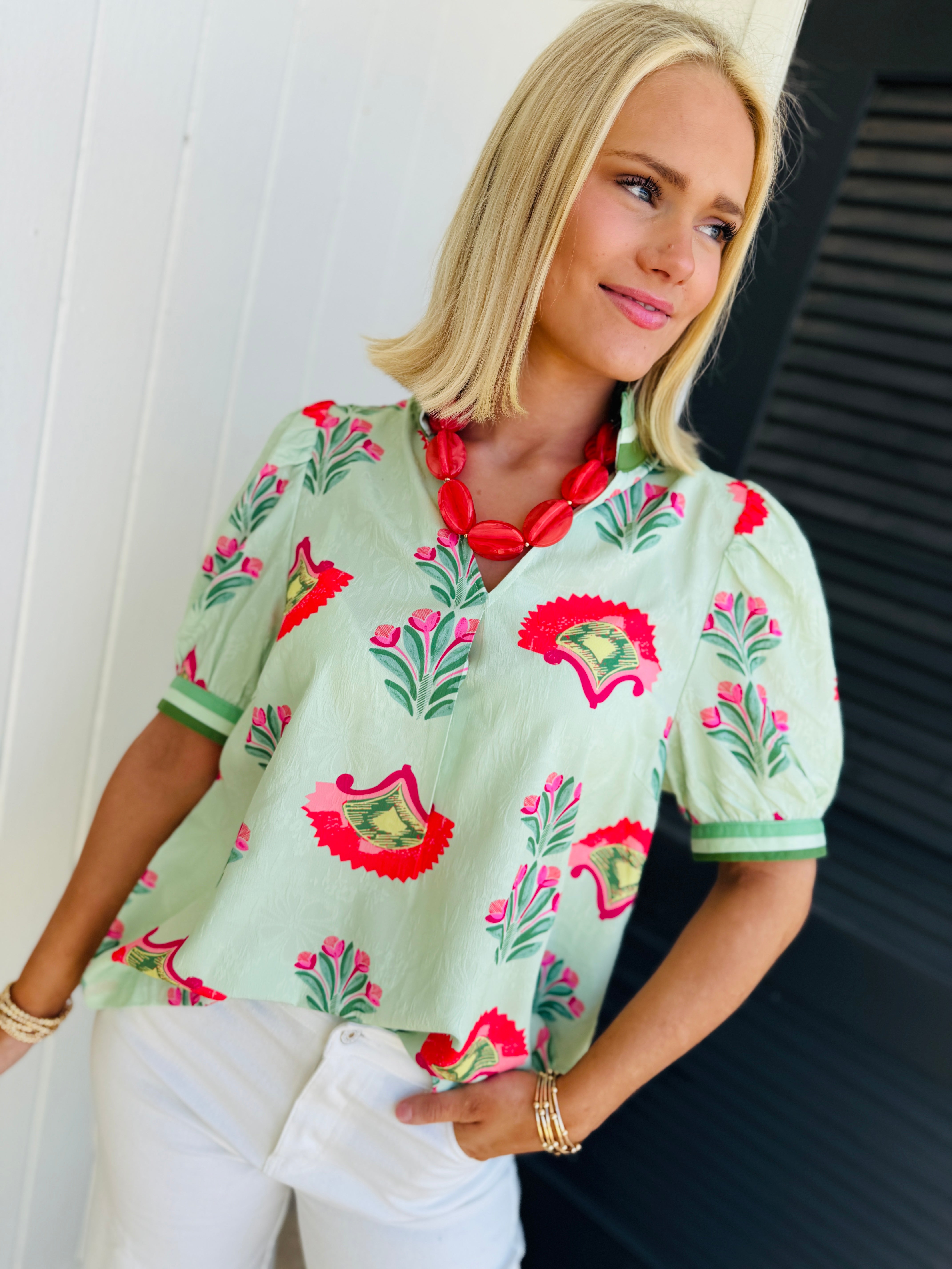 Janiya Willow Relaxed Top