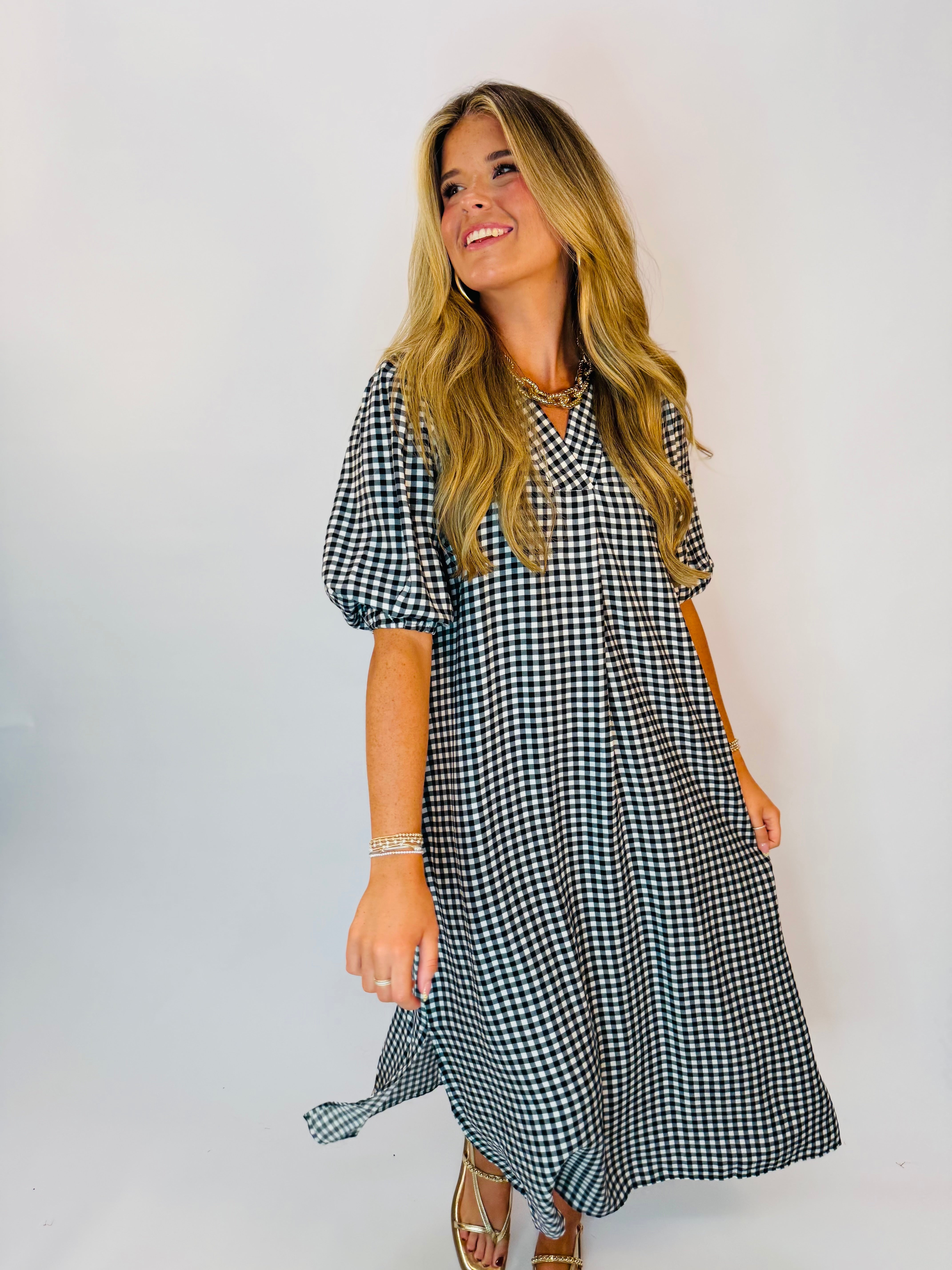 Maxie Gingham Dress
