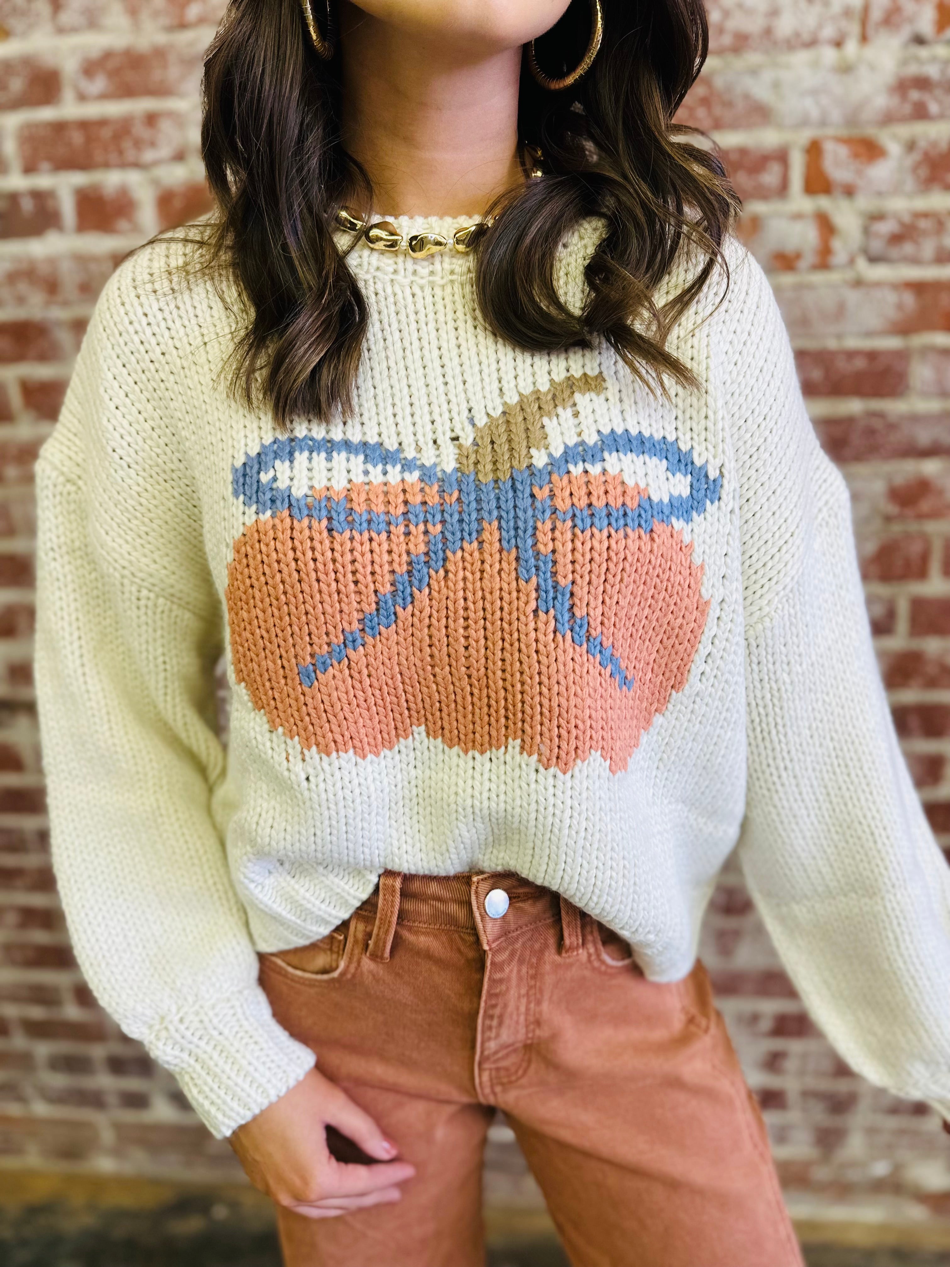 Lori Pumpkin Sweater