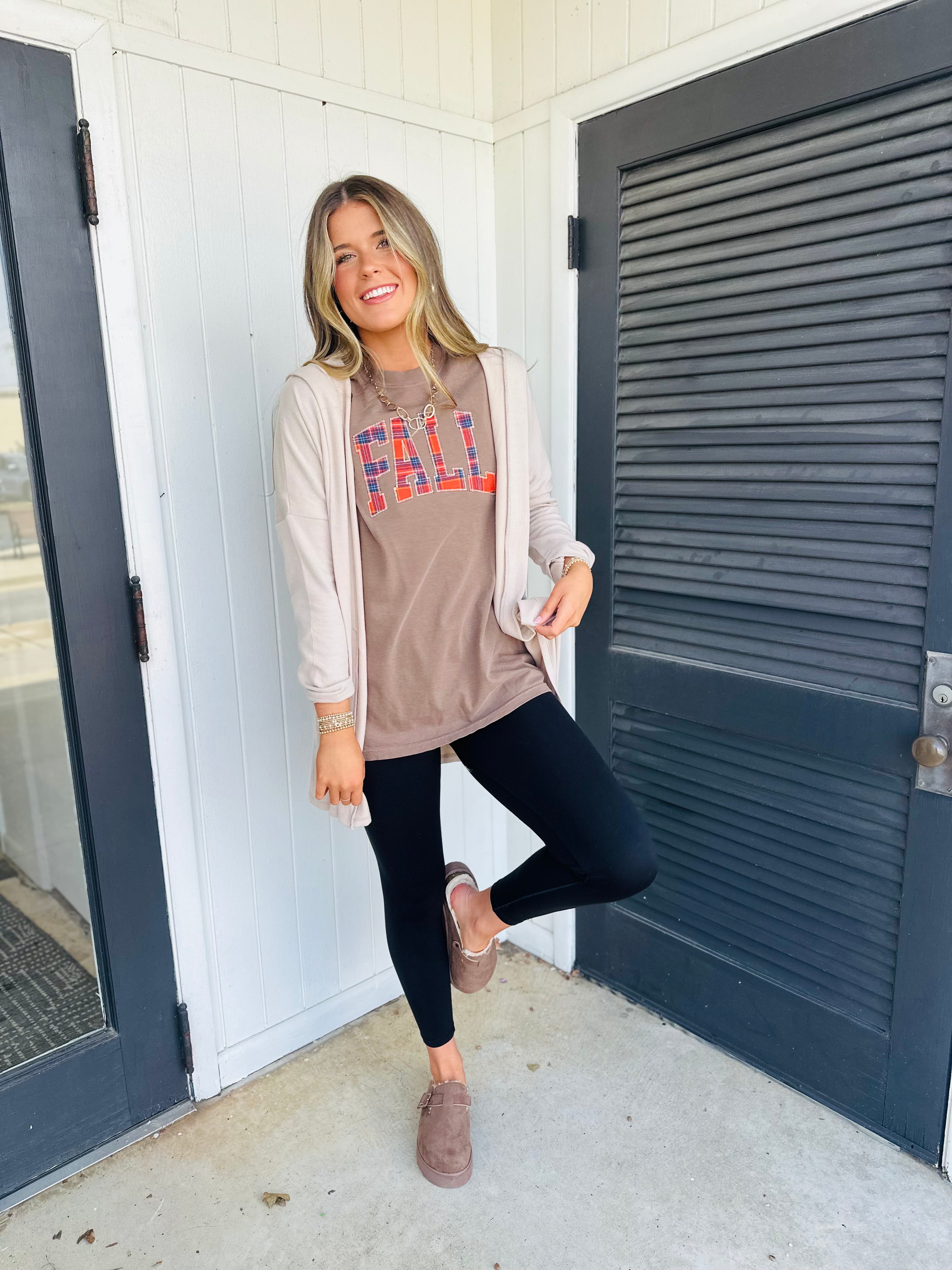 Plaid Fall T-Shirt