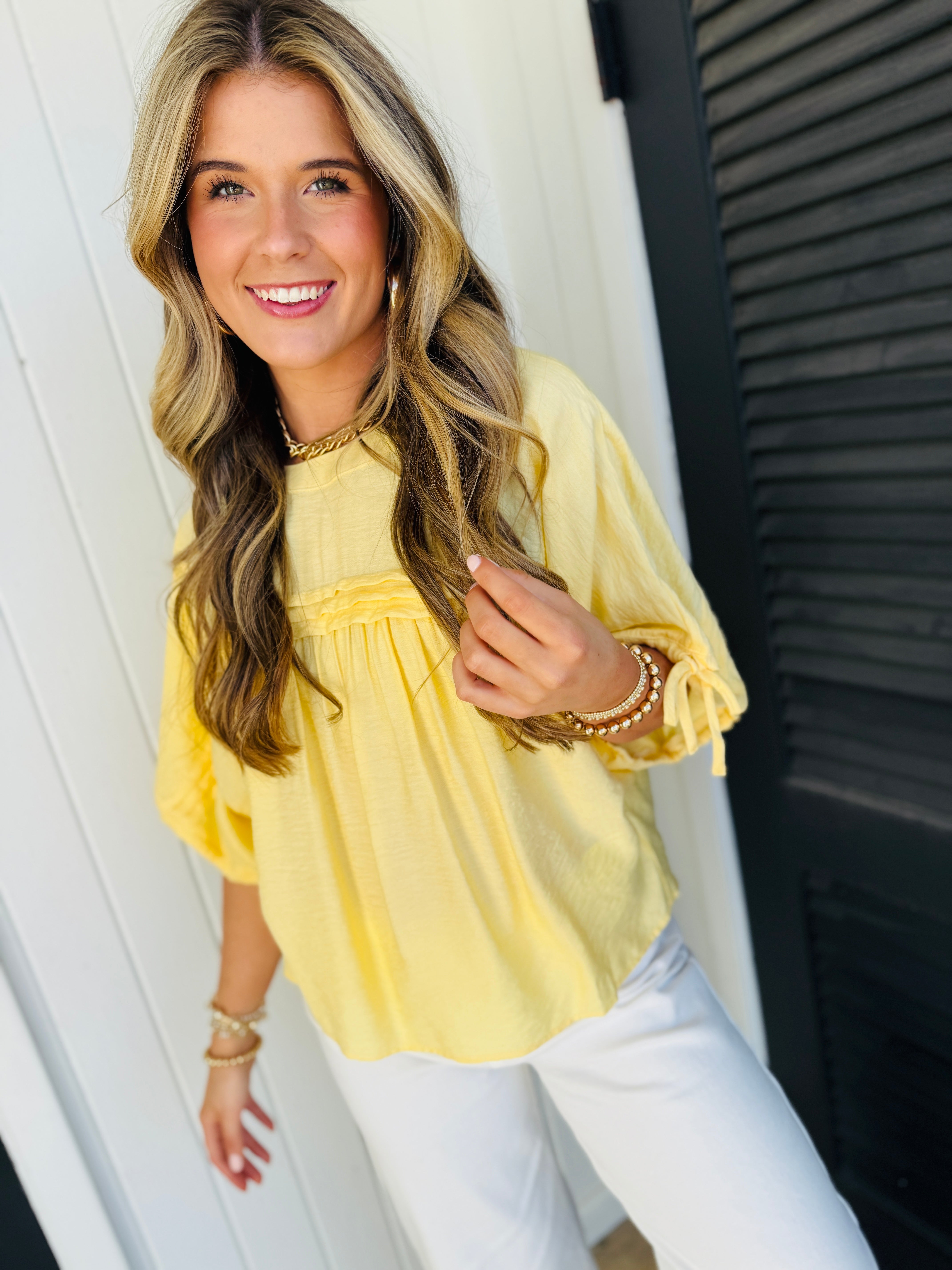 Khloe Sunday Textured Top