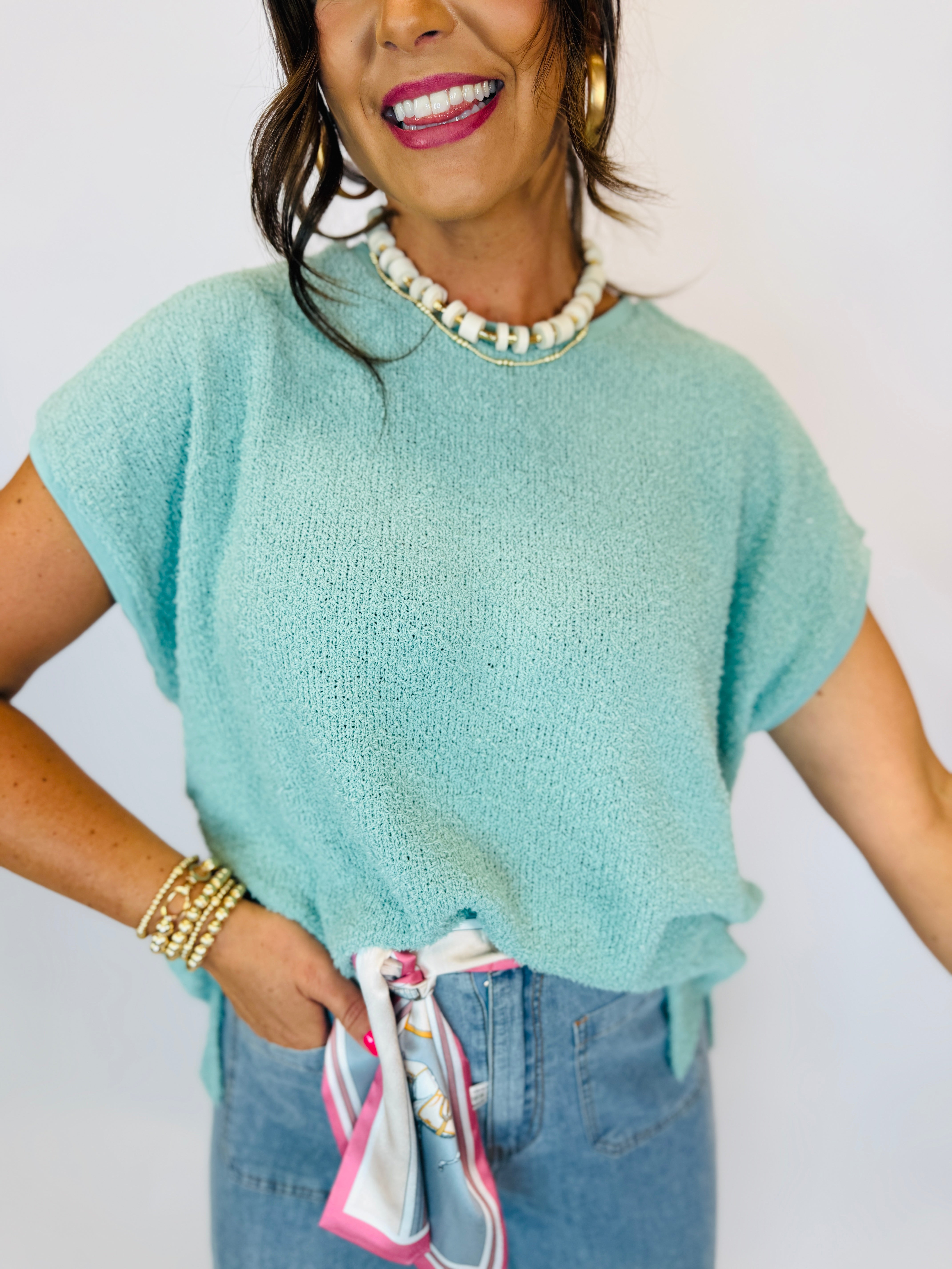 Sydney Top-Pistachio