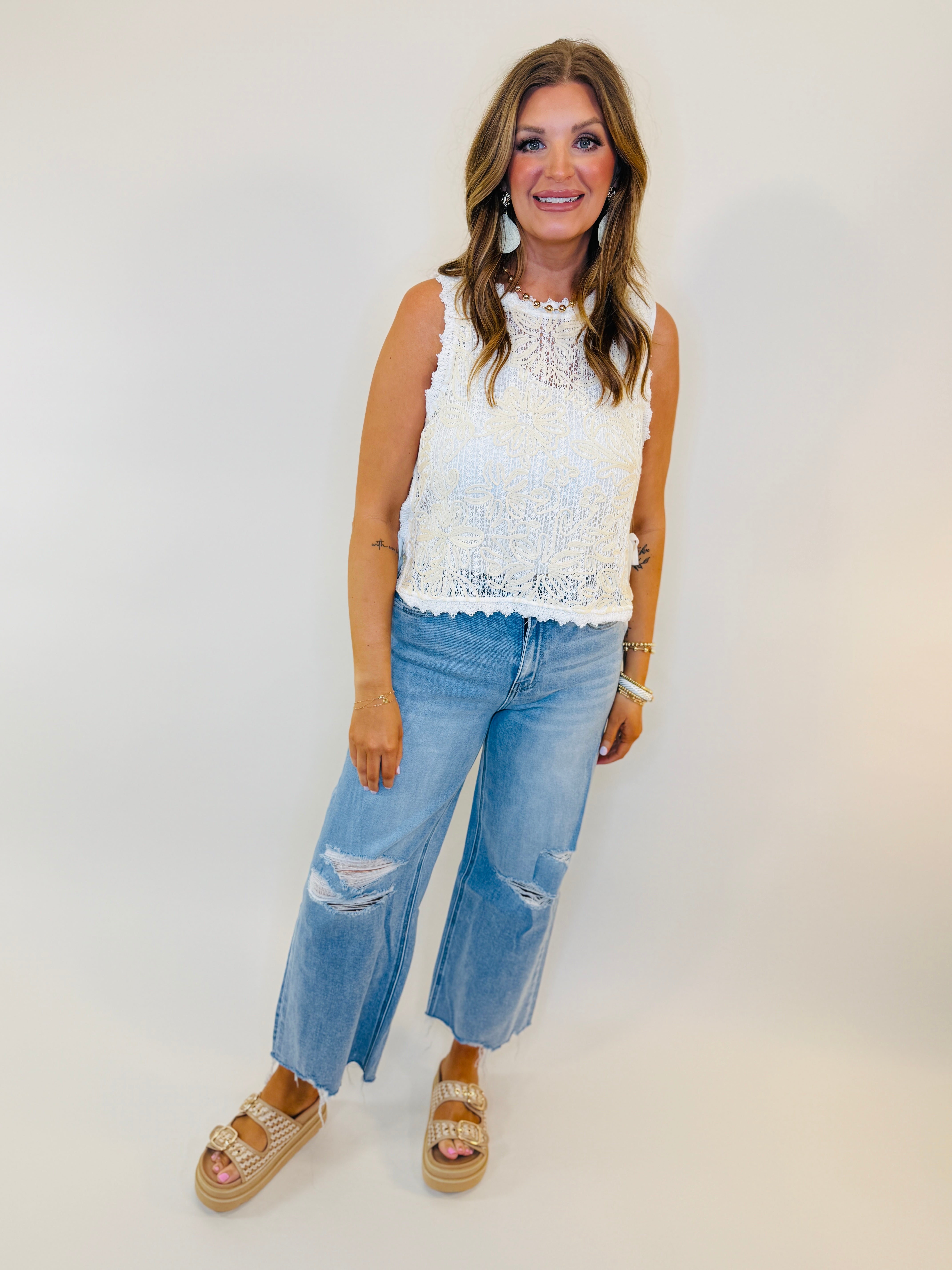 Vanessa Coastal Textured Blouse