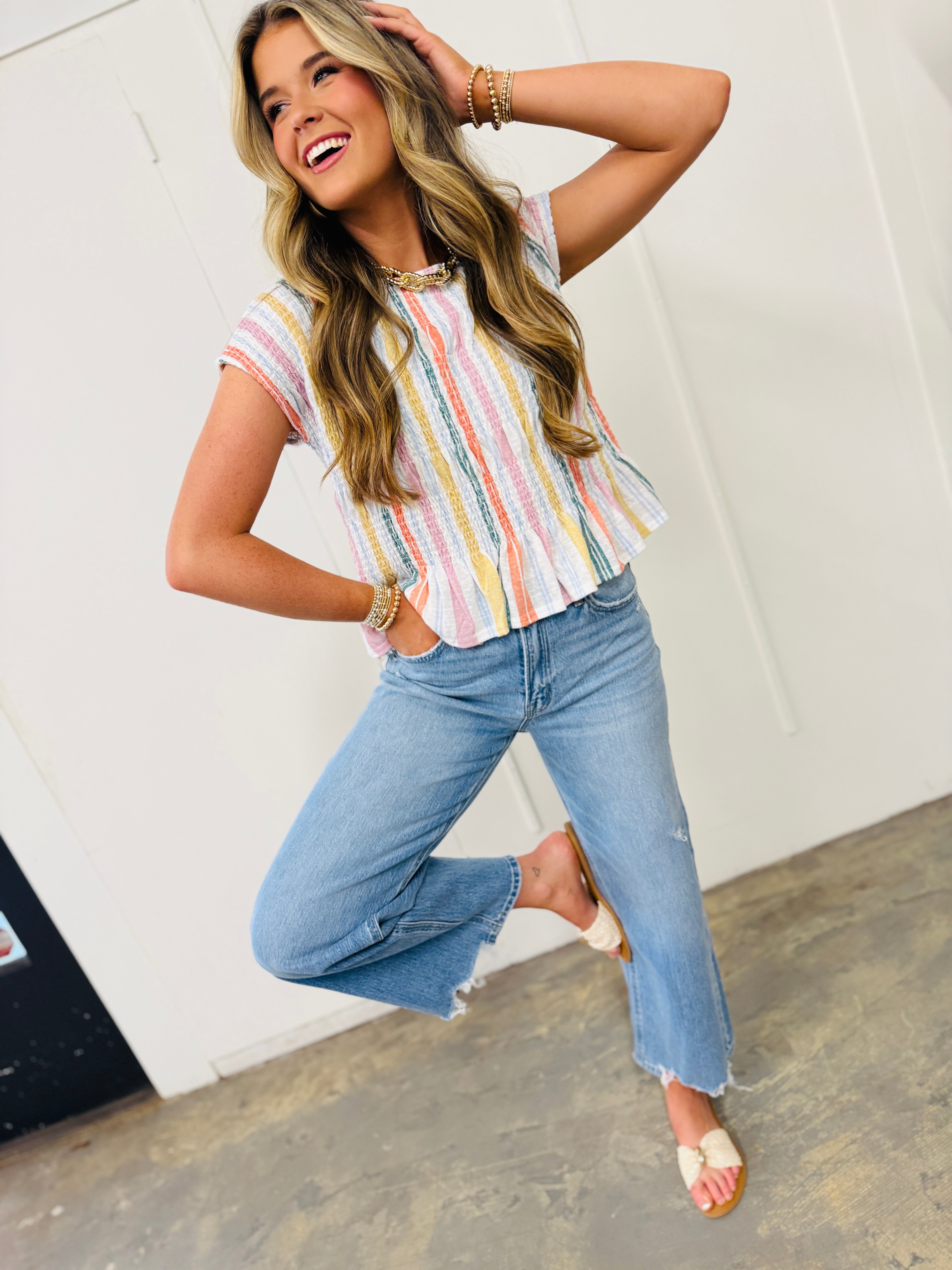 Lottie June Textured Top