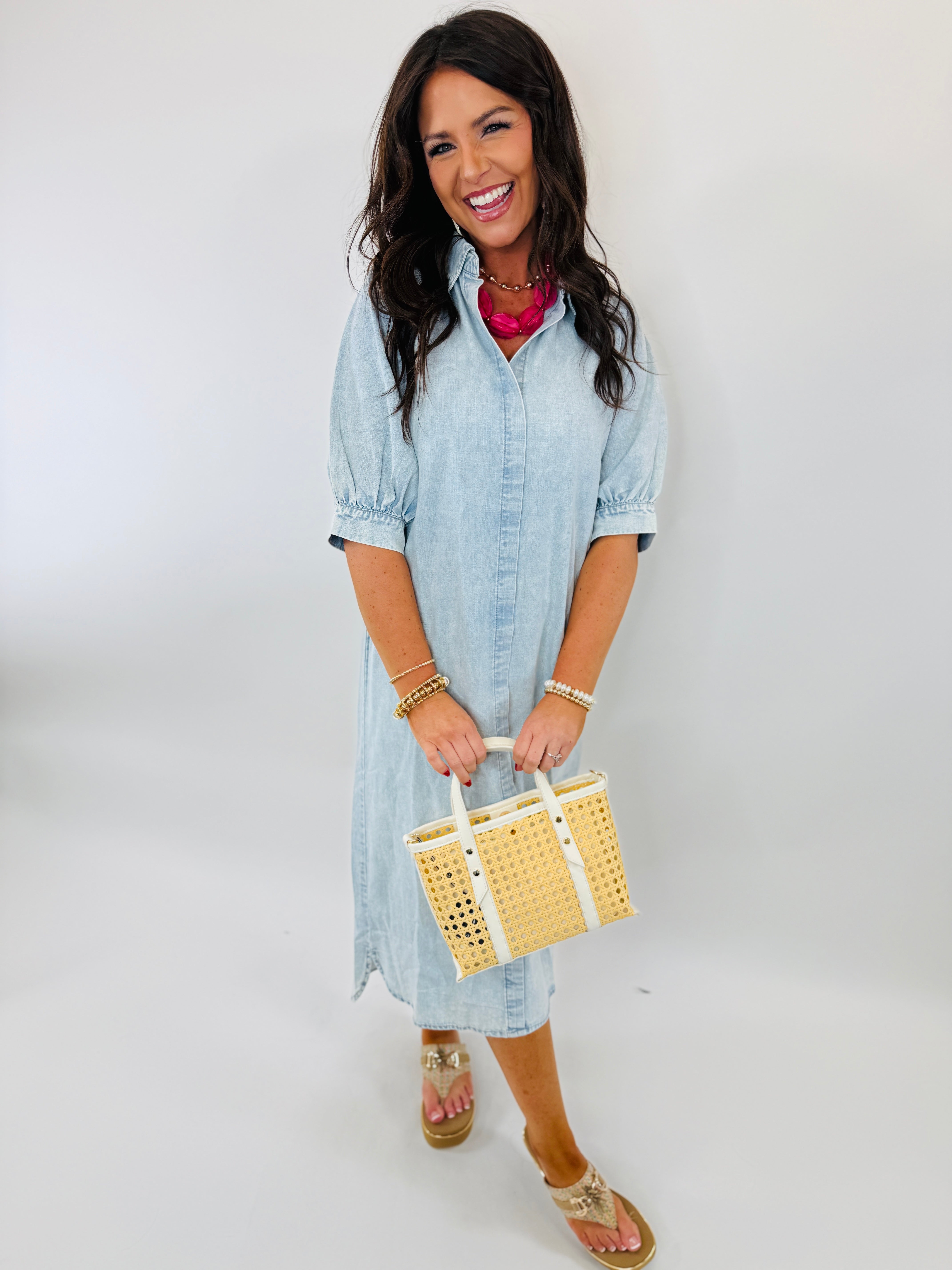 Nancy Denim Midi