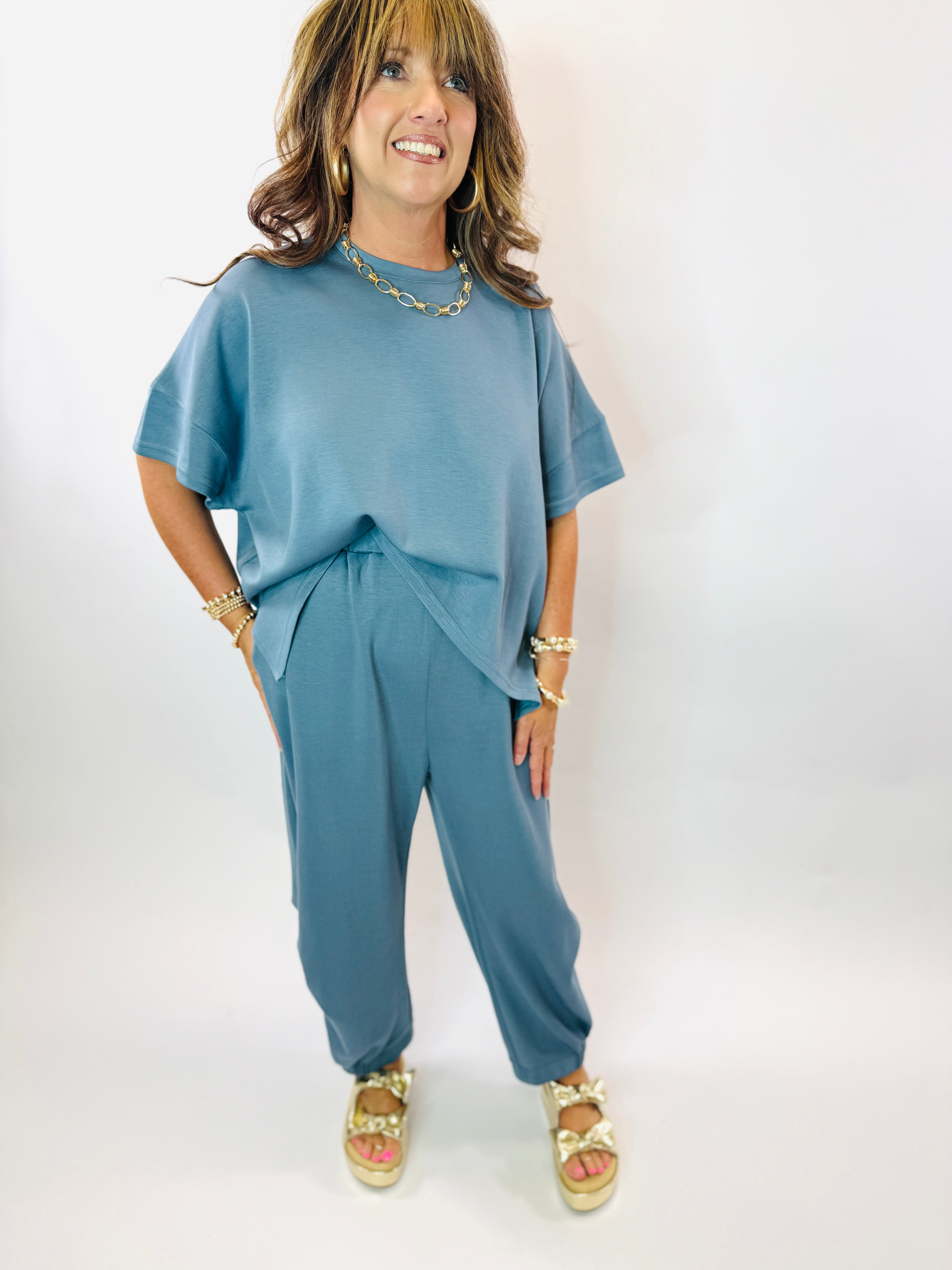 Michelle Set- Washed Blue