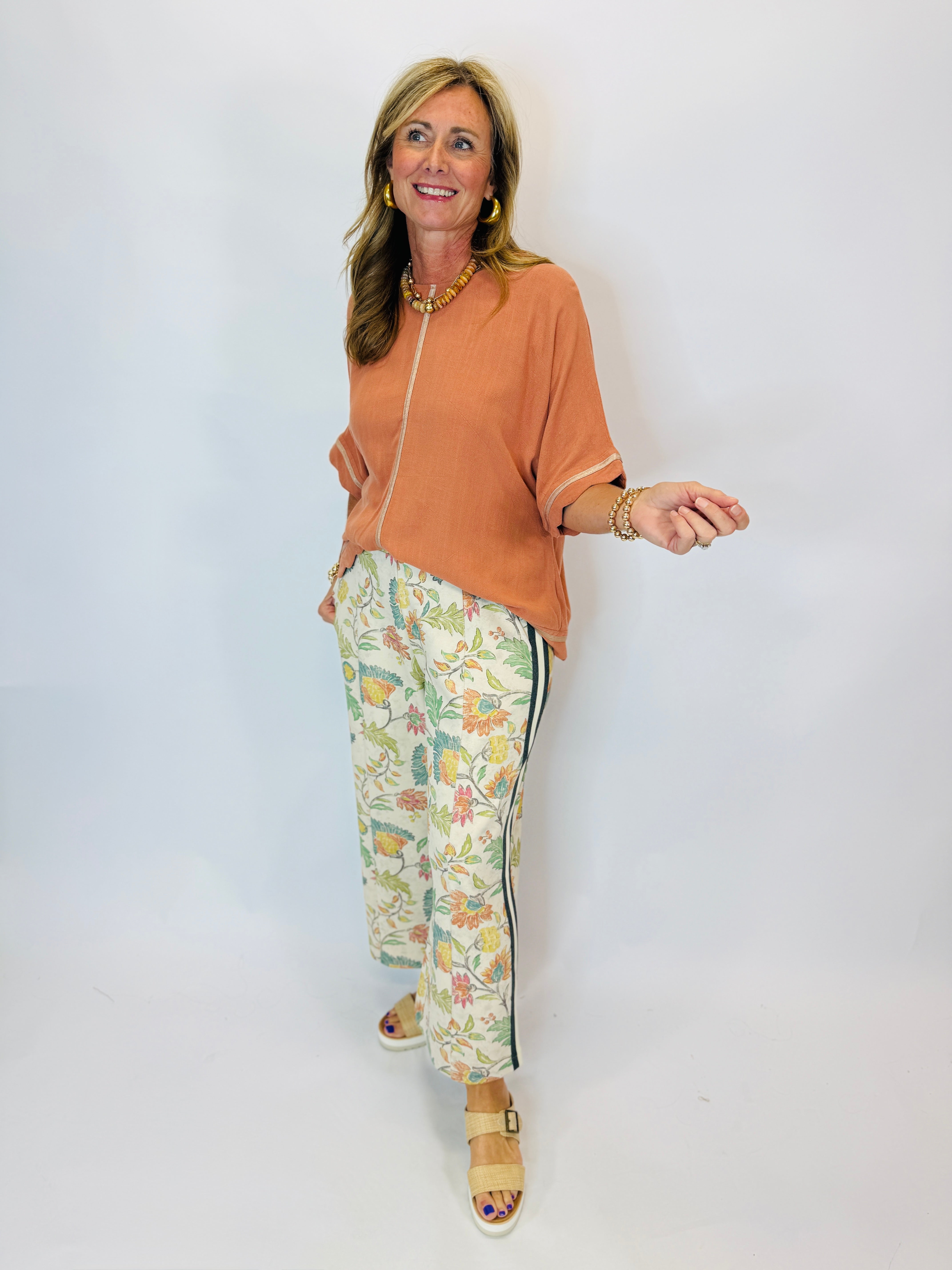 Claire Linen Top