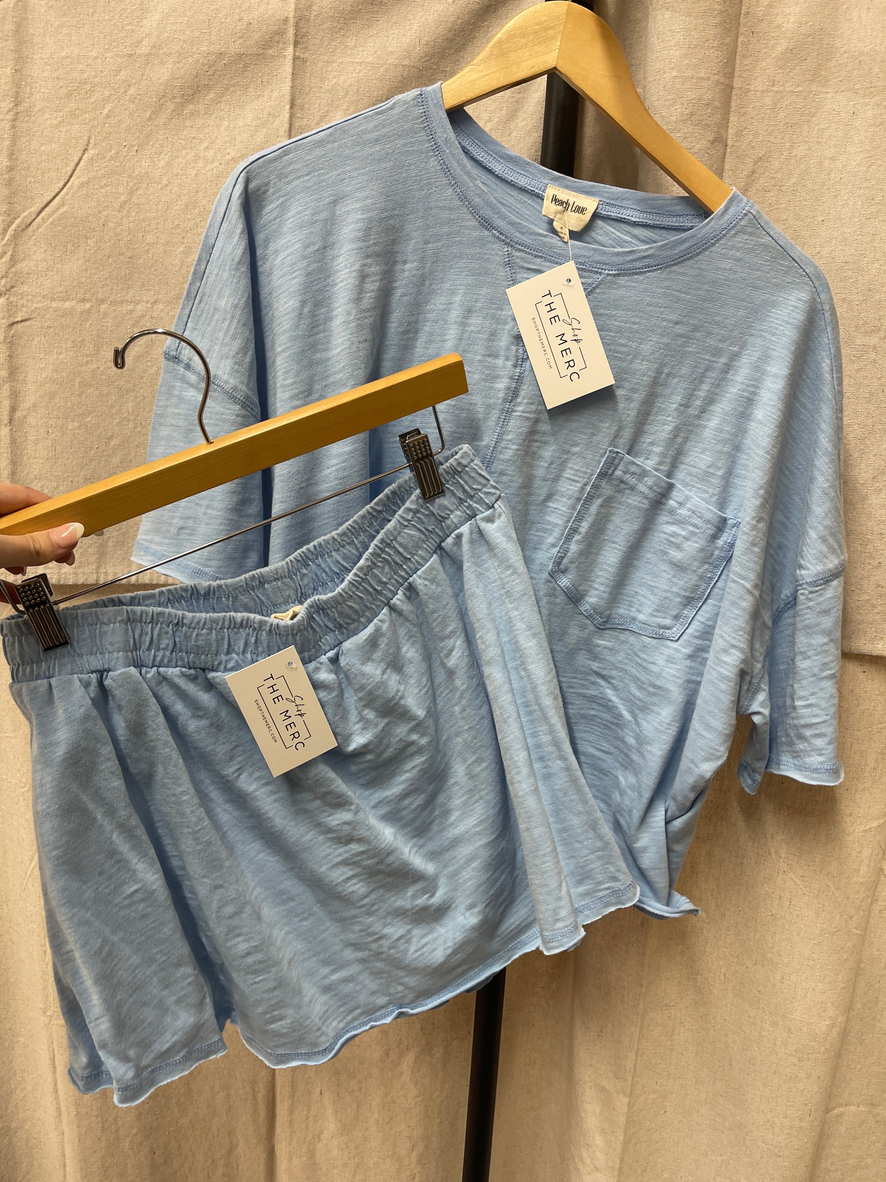 Izzie Set Skort- Blue