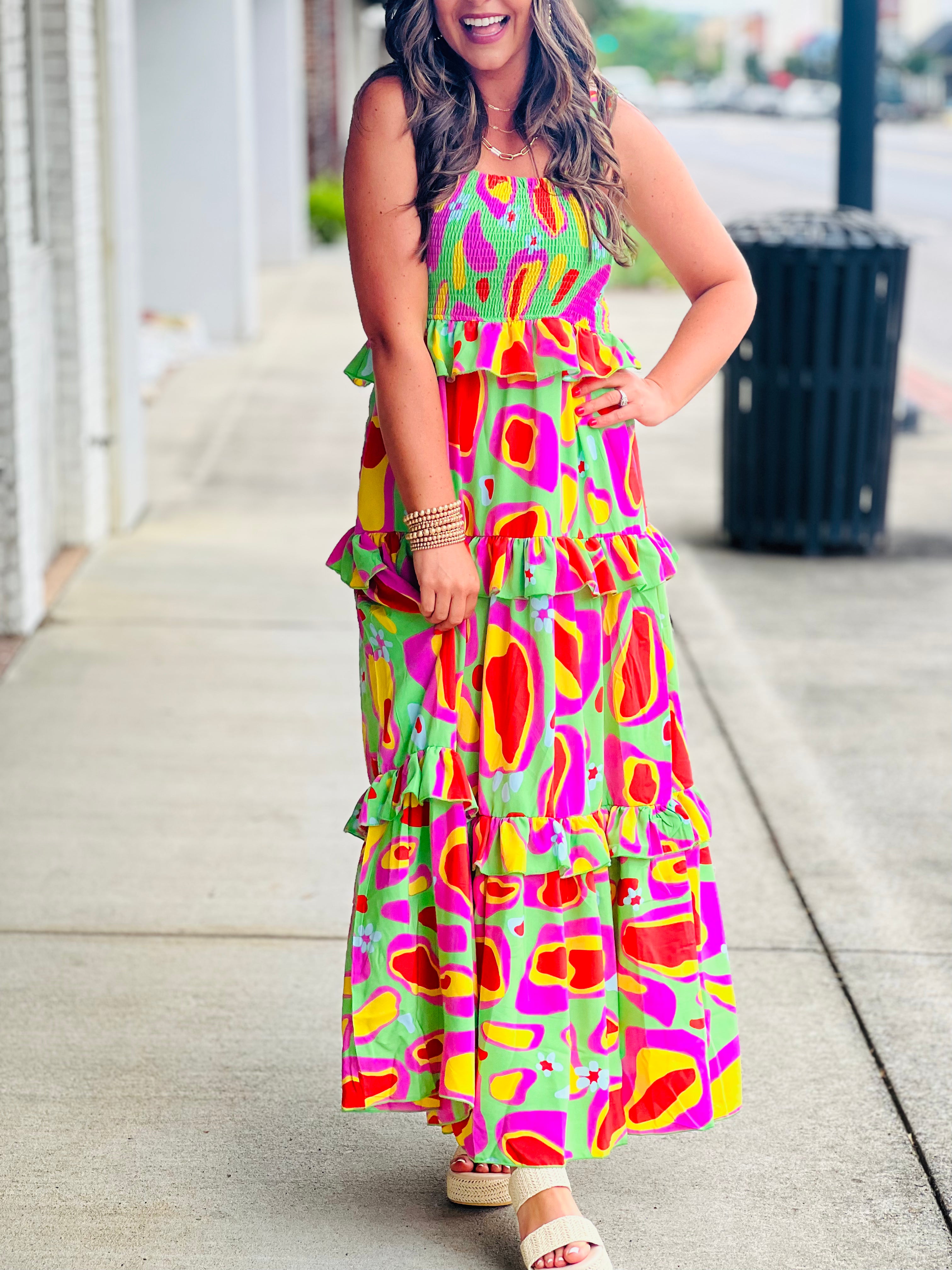 Disco maxi outlet dress