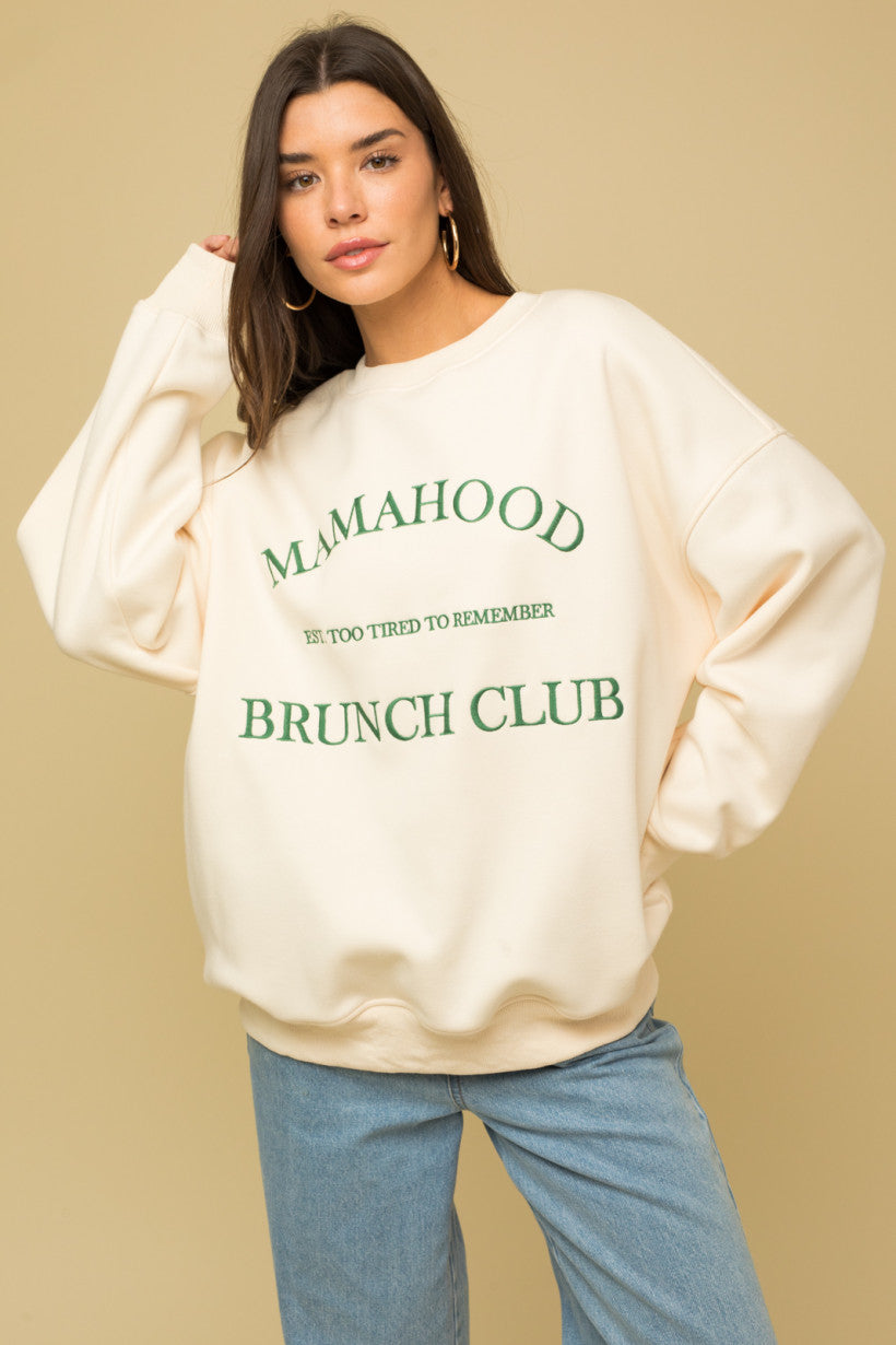 " MAMAHOOD" Sweatshirt