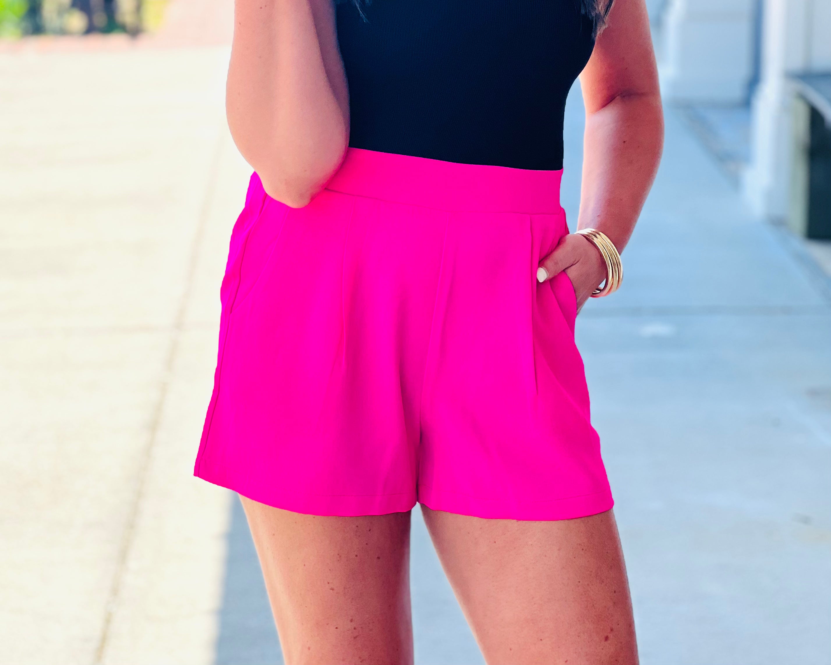 Pink - Women's Shorts / Women's Clothing: Clothing
