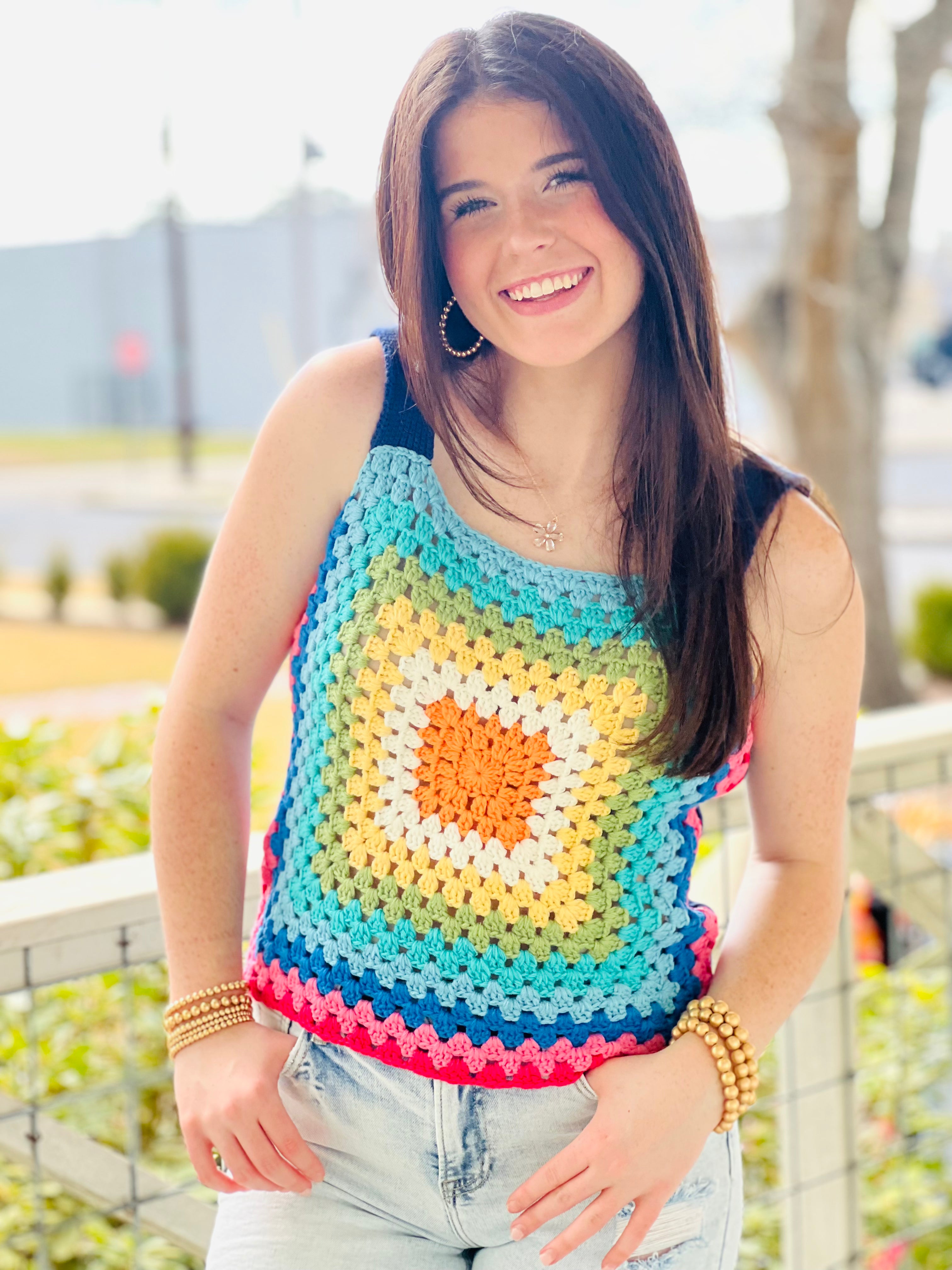 Crochet tops hot sale for sale