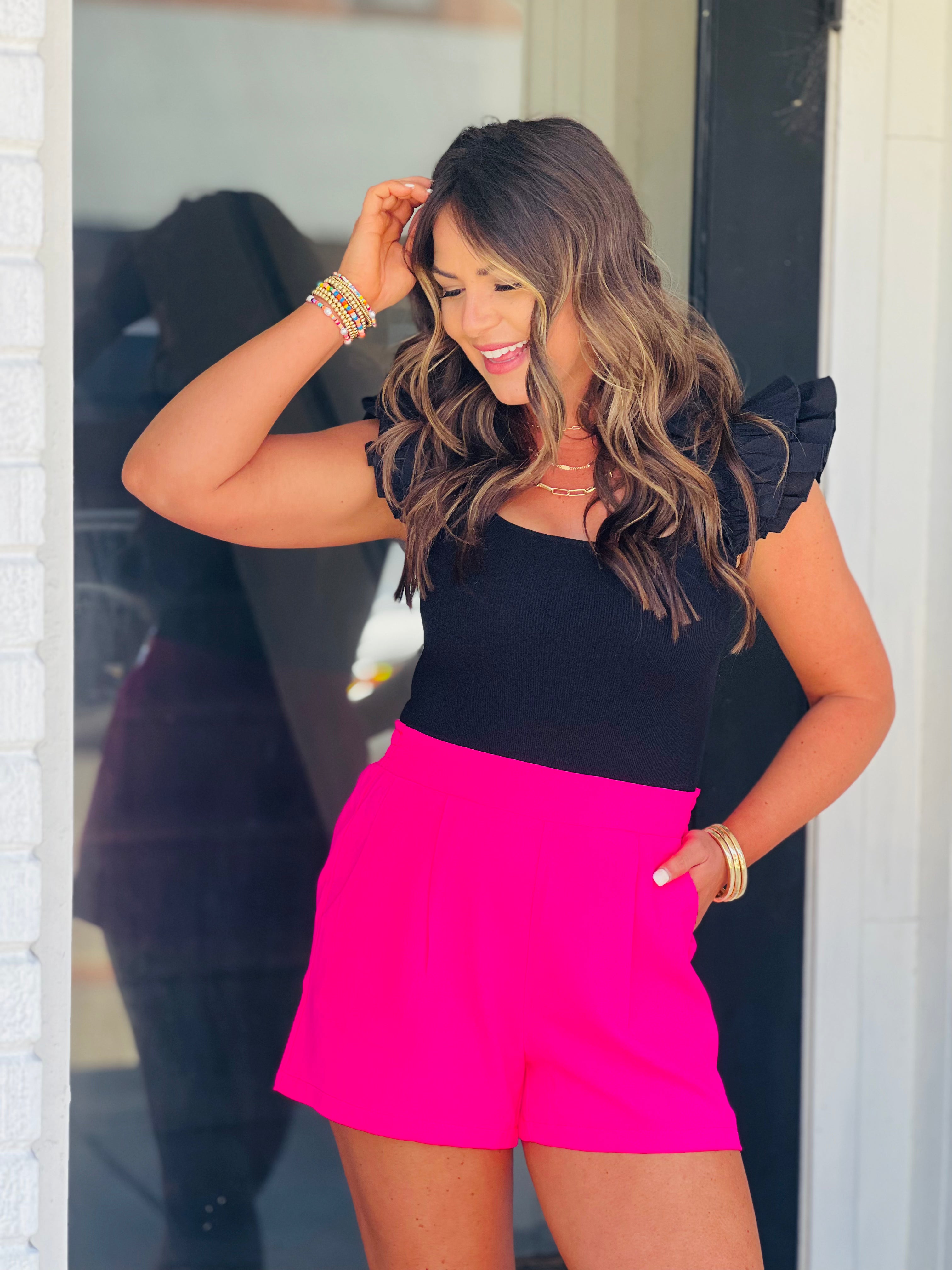 Pink summer best sale shorts