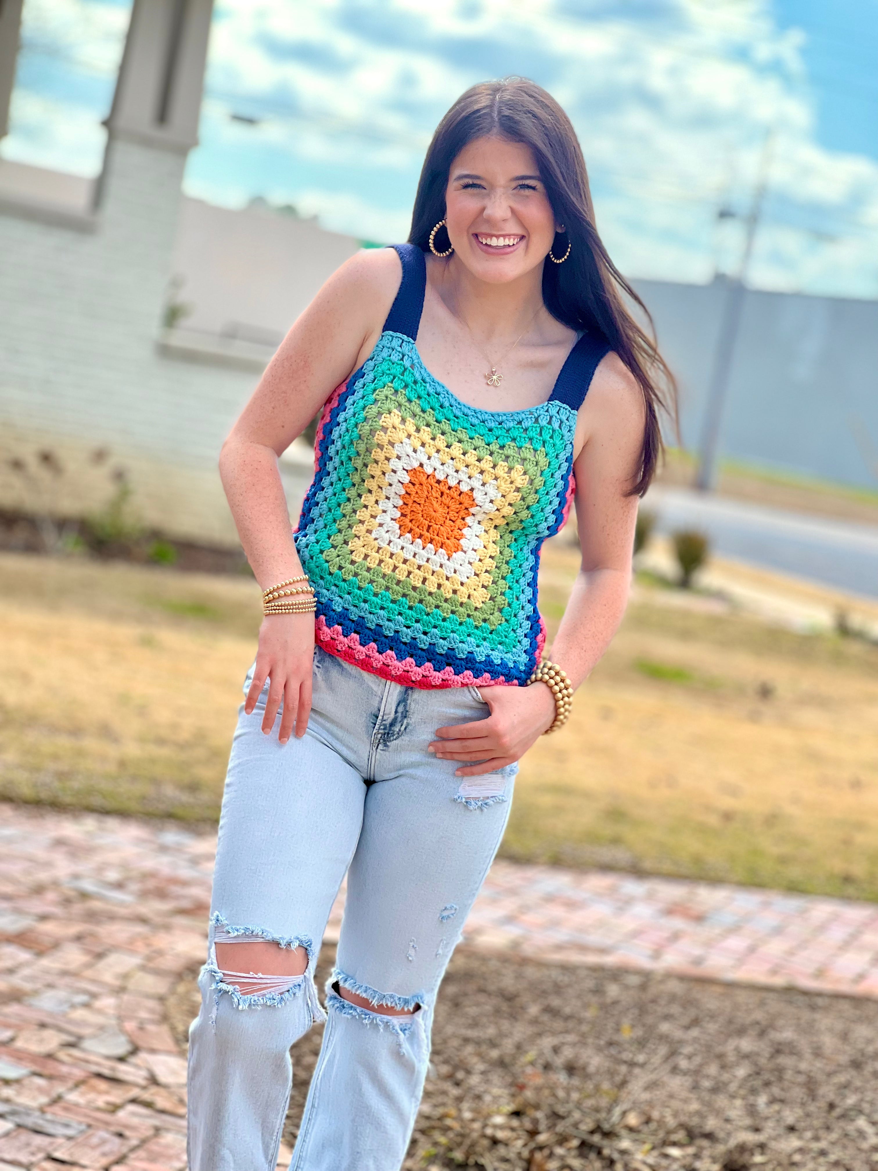 Crochet tops hot sale for sale